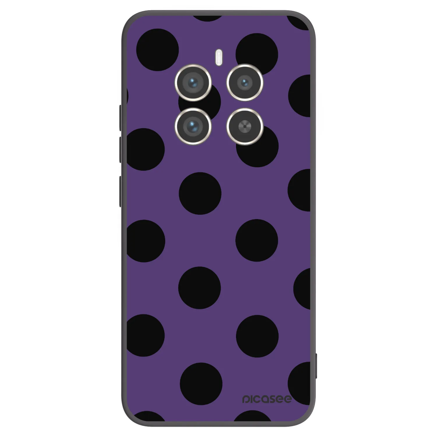 Picasee husă neagră din silicon pentru Realme 12 Pro 5G - Big flickers 2