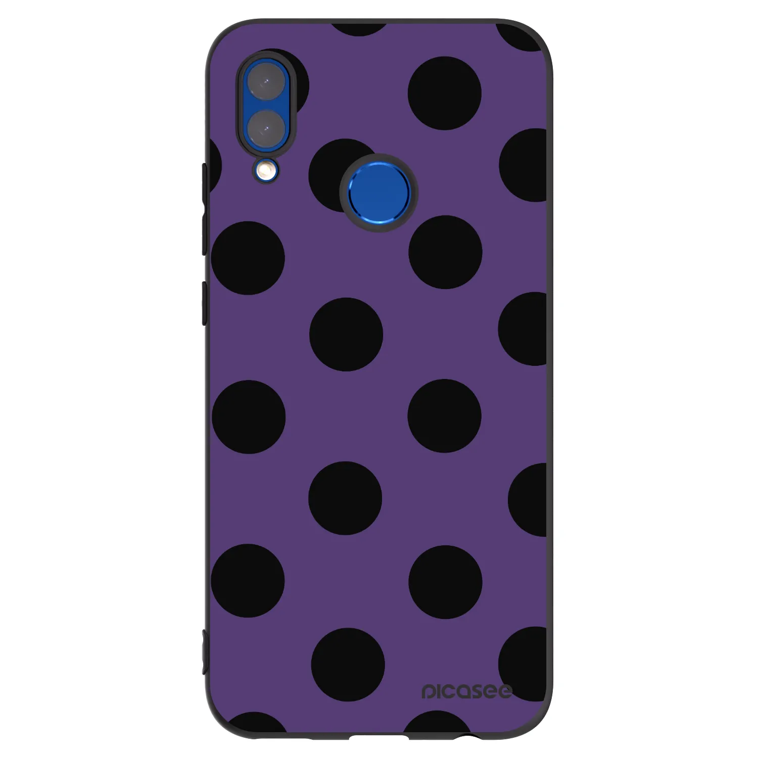 Picasee husă neagră din silicon pentru Honor 10 Lite - Big flickers 2