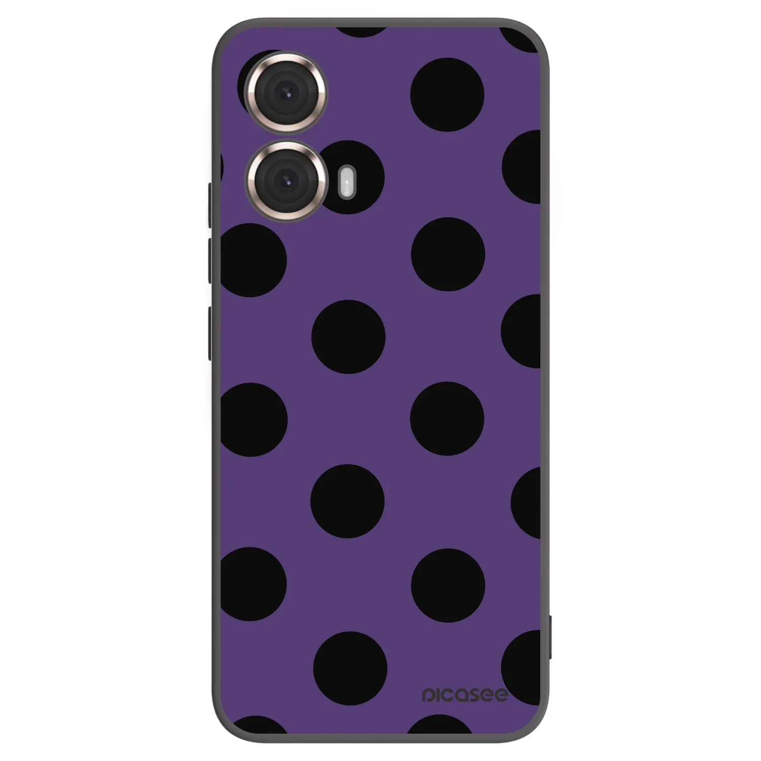 Picasee husă neagră din silicon pentru Motorola Moto G85 - Big flickers 2