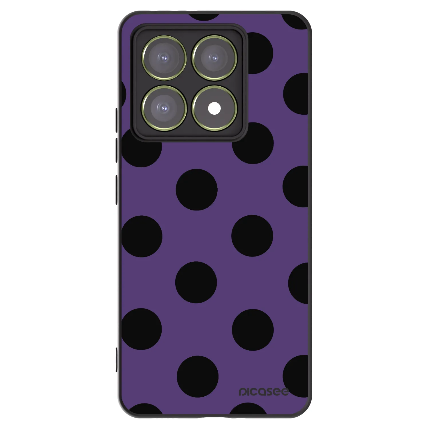 Picasee husă neagră din silicon pentru Xiaomi 14T - Big flickers 2