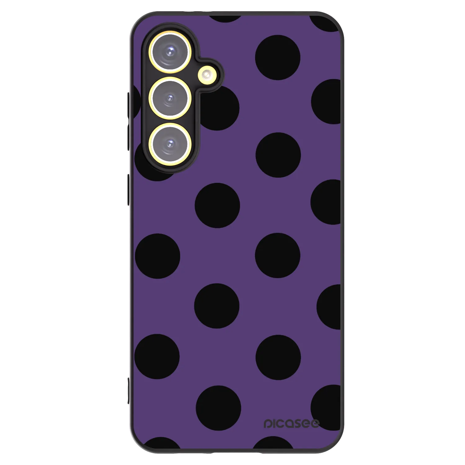 Picasee husă neagră din silicon pentru Samsung Galaxy S24 FE S721B - Big flickers 2