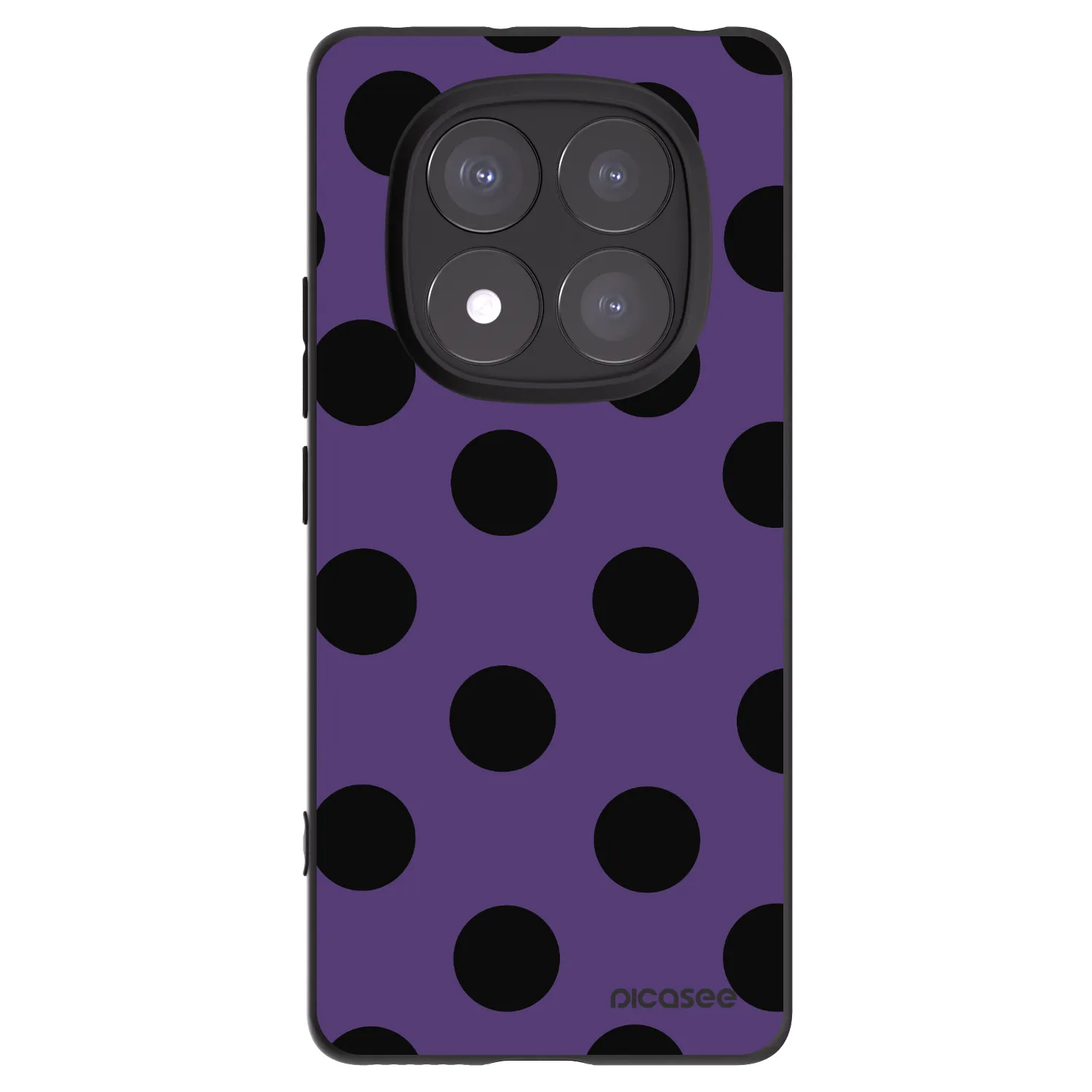 Picasee husă neagră din silicon pentru Xiaomi Redmi Note 14 Pro+ 5G - Big flickers 2