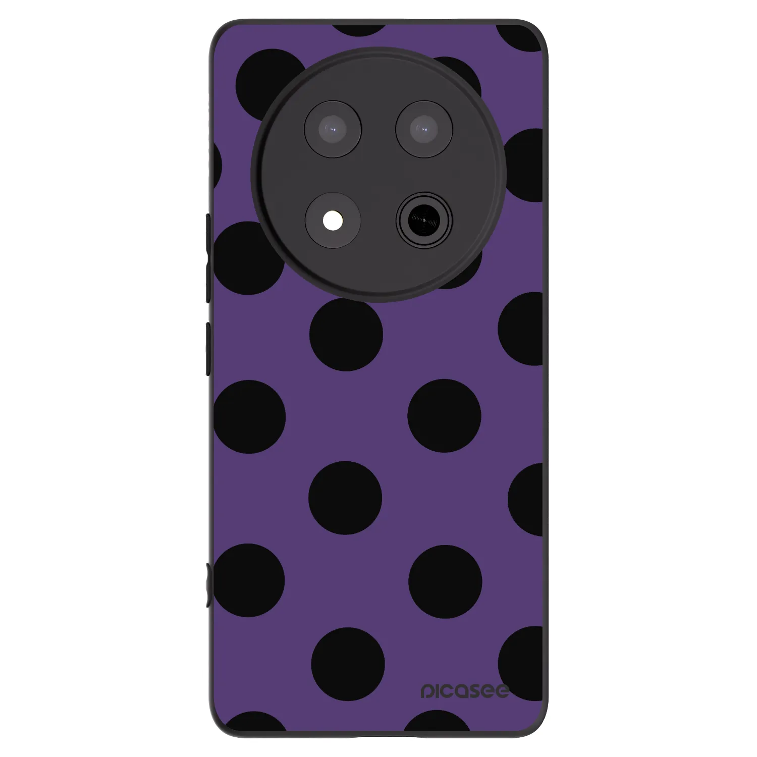 Picasee husă neagră din silicon pentru Honor Magic7 Lite 5G - Big flickers 2