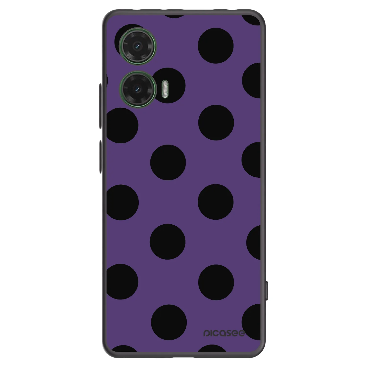 Picasee husă neagră din silicon pentru Motorola Moto G35 5G - Big flickers 2