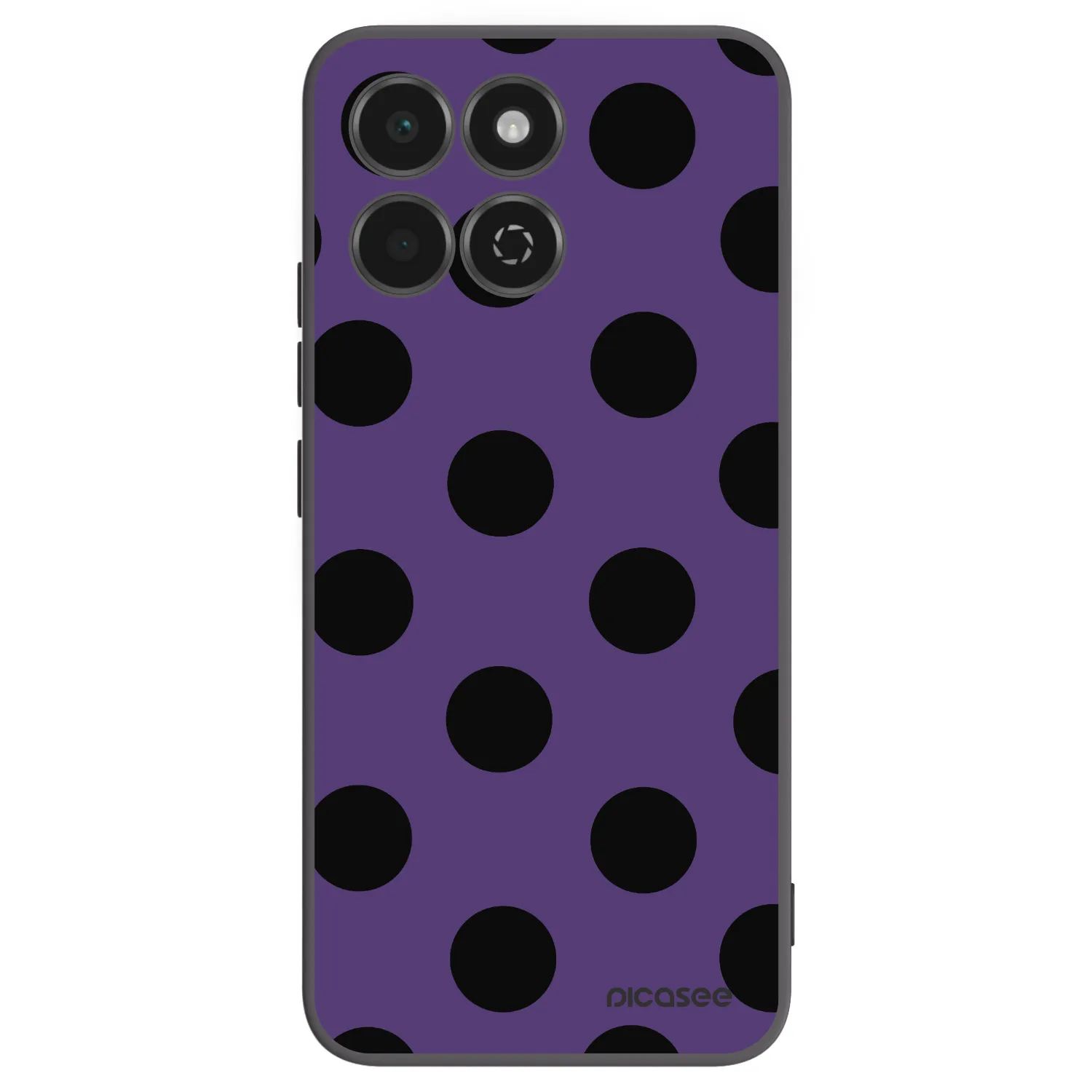 Picasee husă neagră din silicon pentru Honor 200 Smart 5G - Big flickers 2
