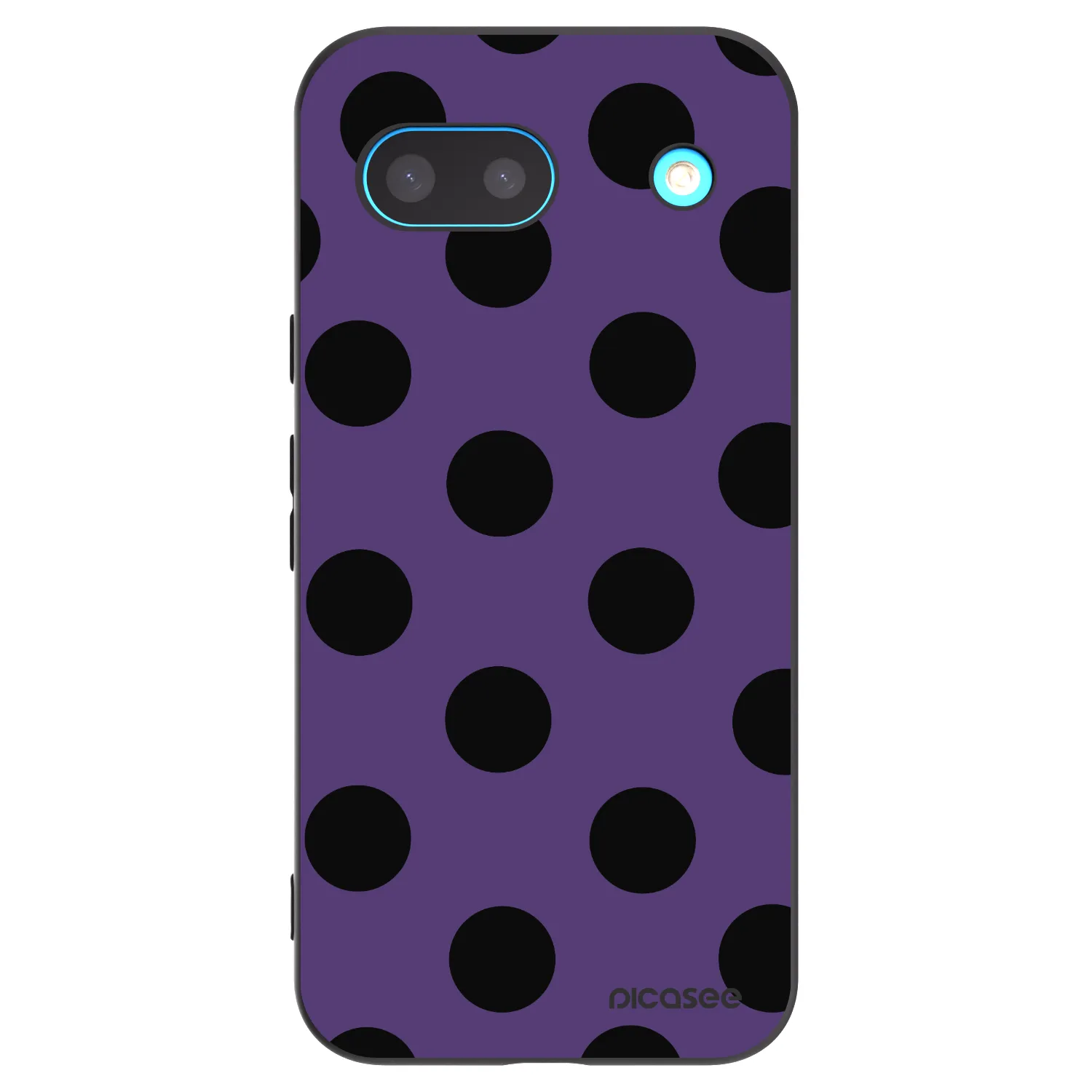 Picasee husă neagră din silicon pentru Google Pixel 8a - Big flickers 2