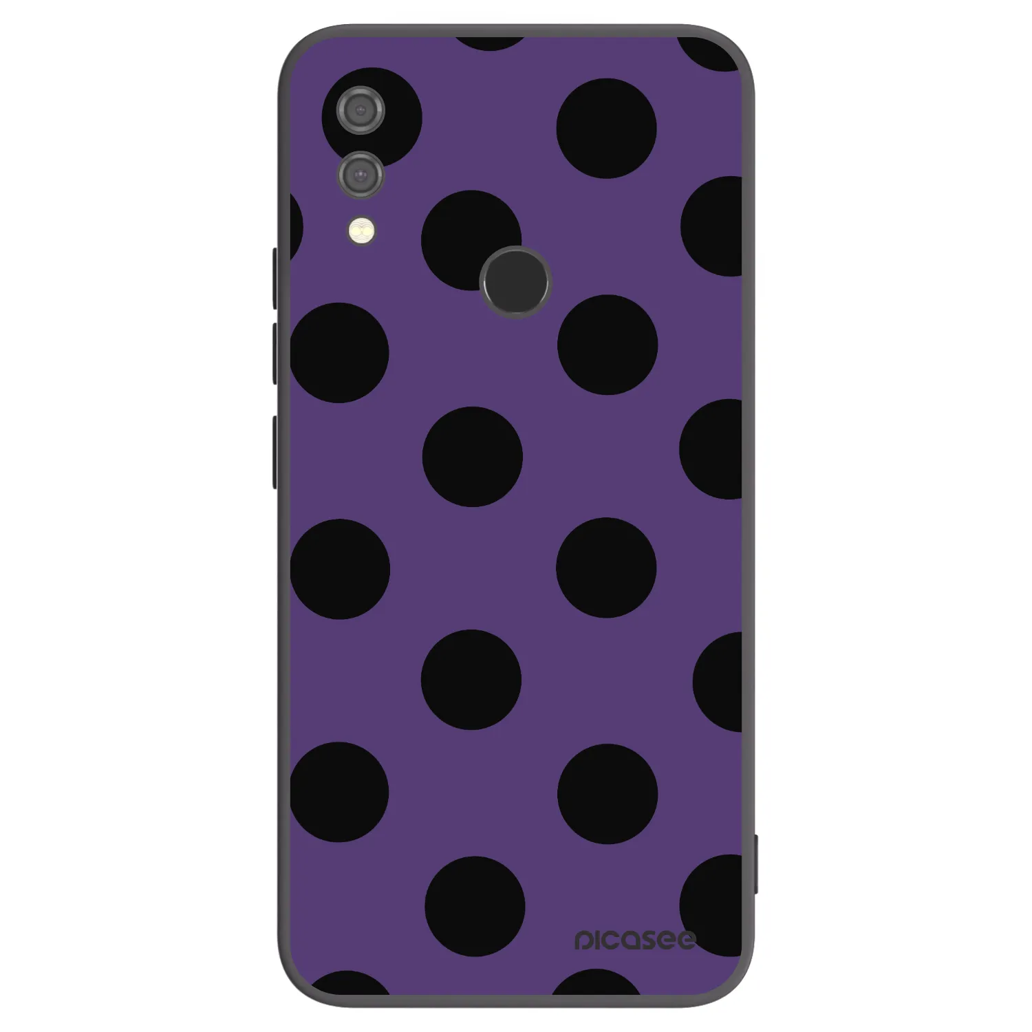 Picasee husă neagră din silicon pentru Xiaomi Redmi Note 7 - Big flickers 2