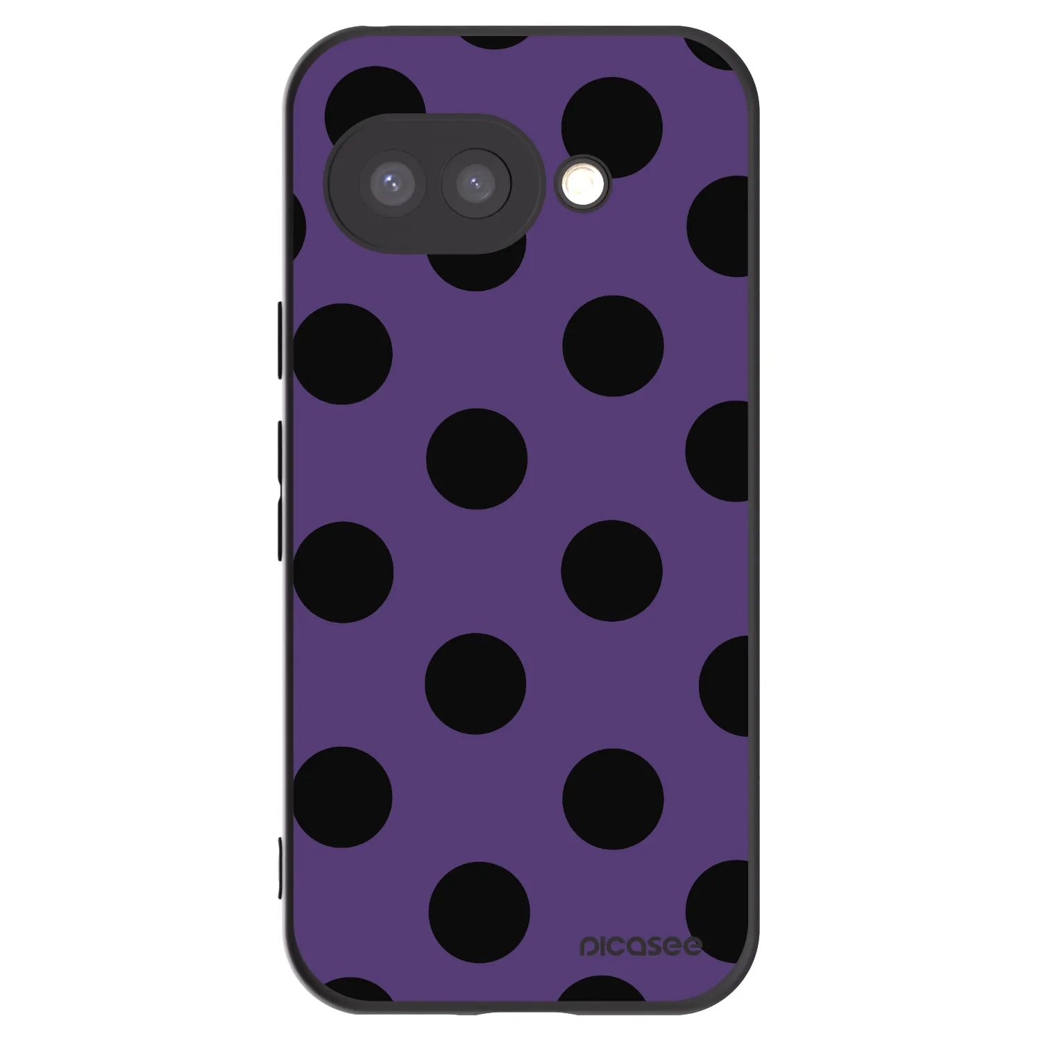 Picasee husă neagră din silicon pentru Google Pixel 9a - Big flickers 2