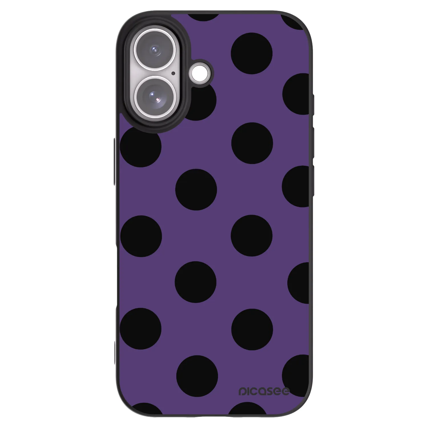 Picasee husă neagră din silicon pentru Apple iPhone 17 - Big flickers 2