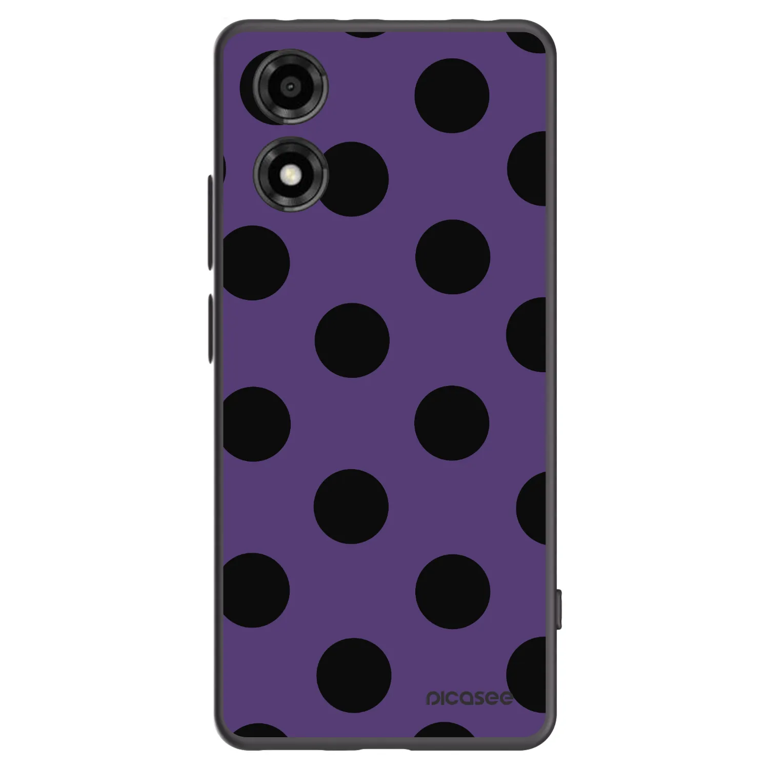 Picasee husă neagră din silicon pentru Motorola Moto E14 - Big flickers 2