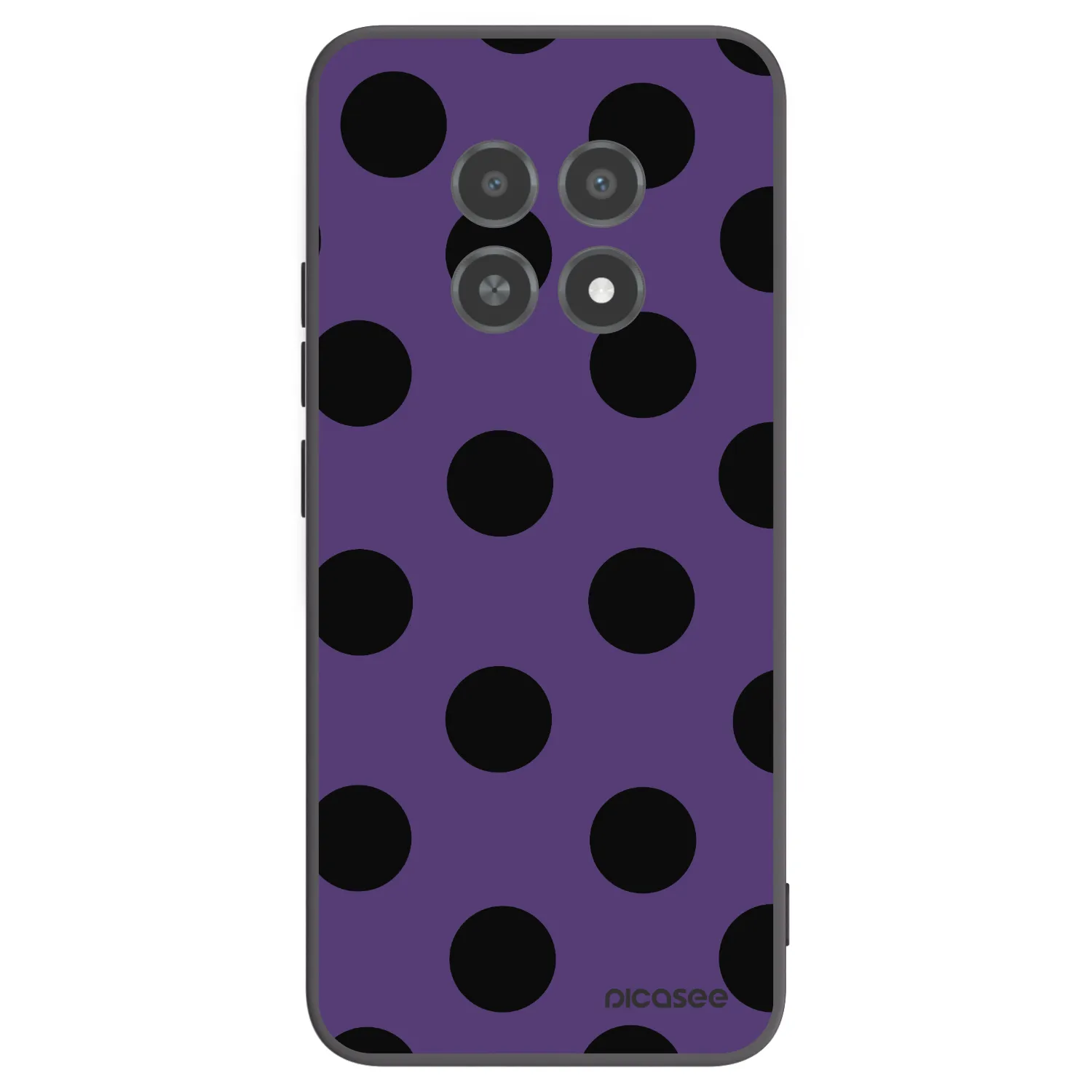 Picasee husă neagră din silicon pentru Realme 12X - Big flickers 2