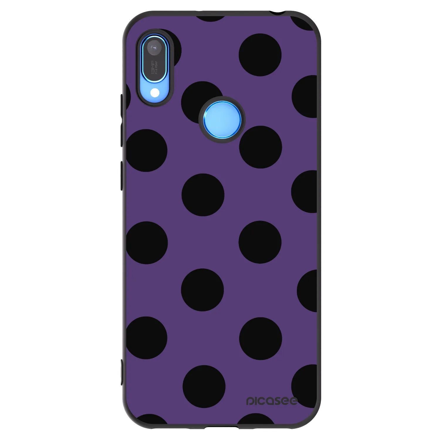 Picasee husă neagră din silicon pentru Huawei Y6 2019 - Big flickers 2