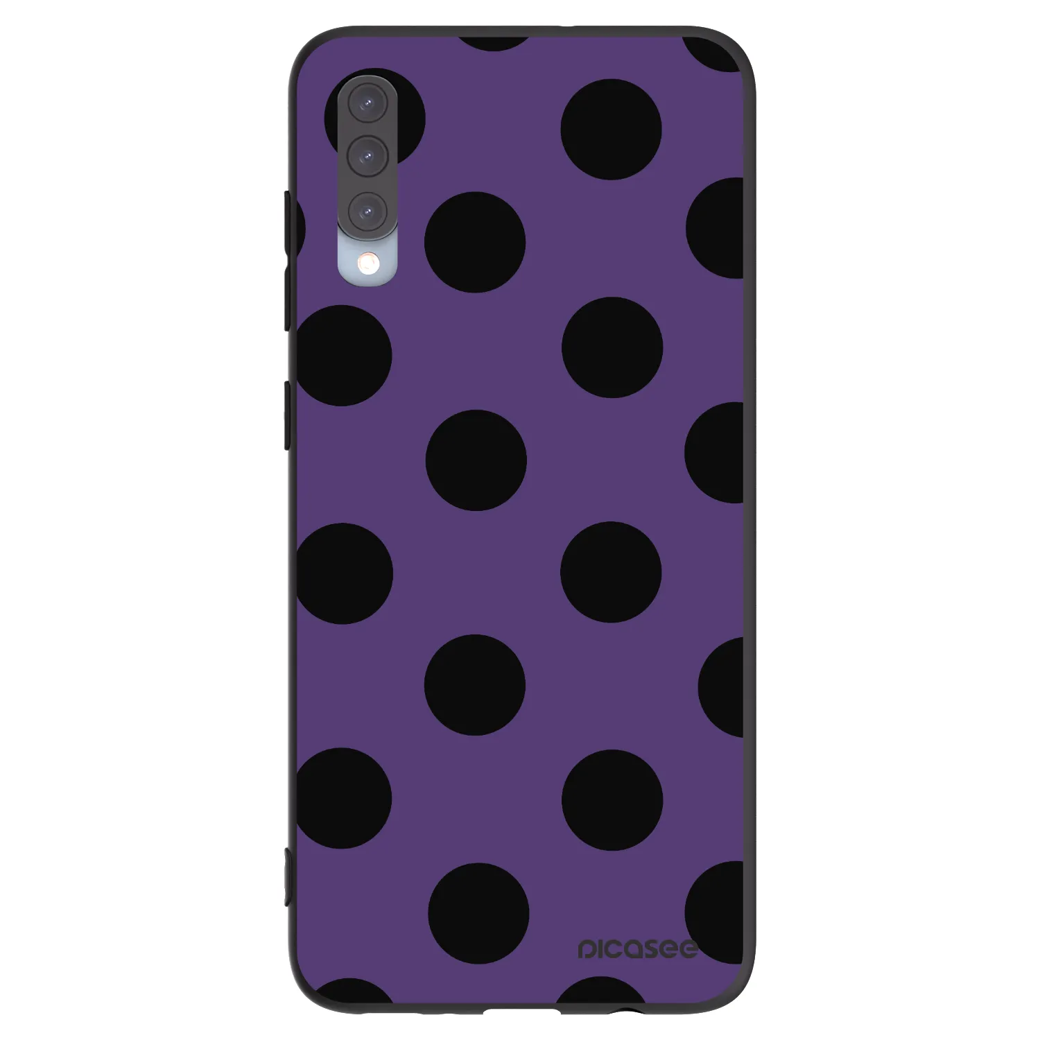 Picasee husă neagră din silicon pentru Samsung Galaxy A70 A705F - Big flickers 2