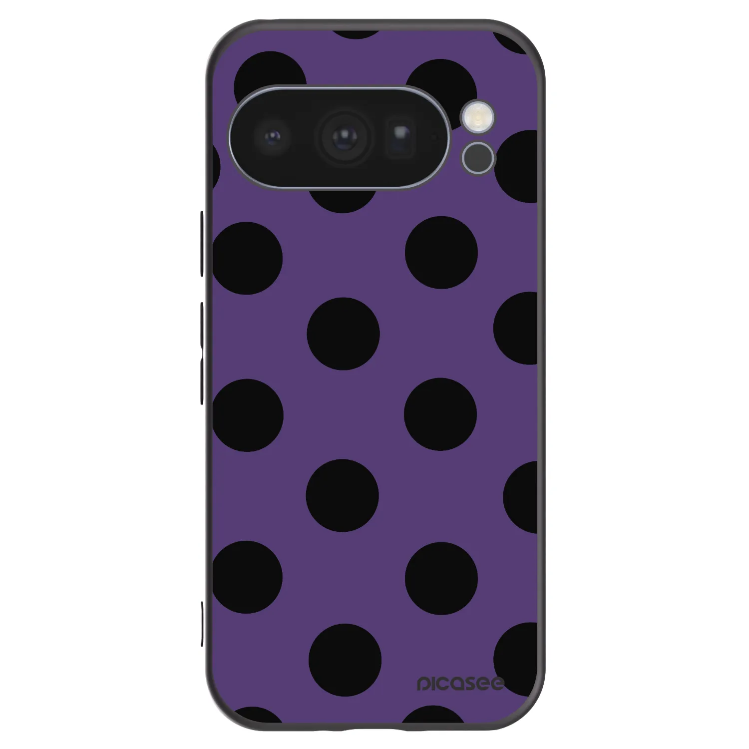 Picasee husă neagră din silicon pentru Google Pixel 10 Pro - Big flickers 2