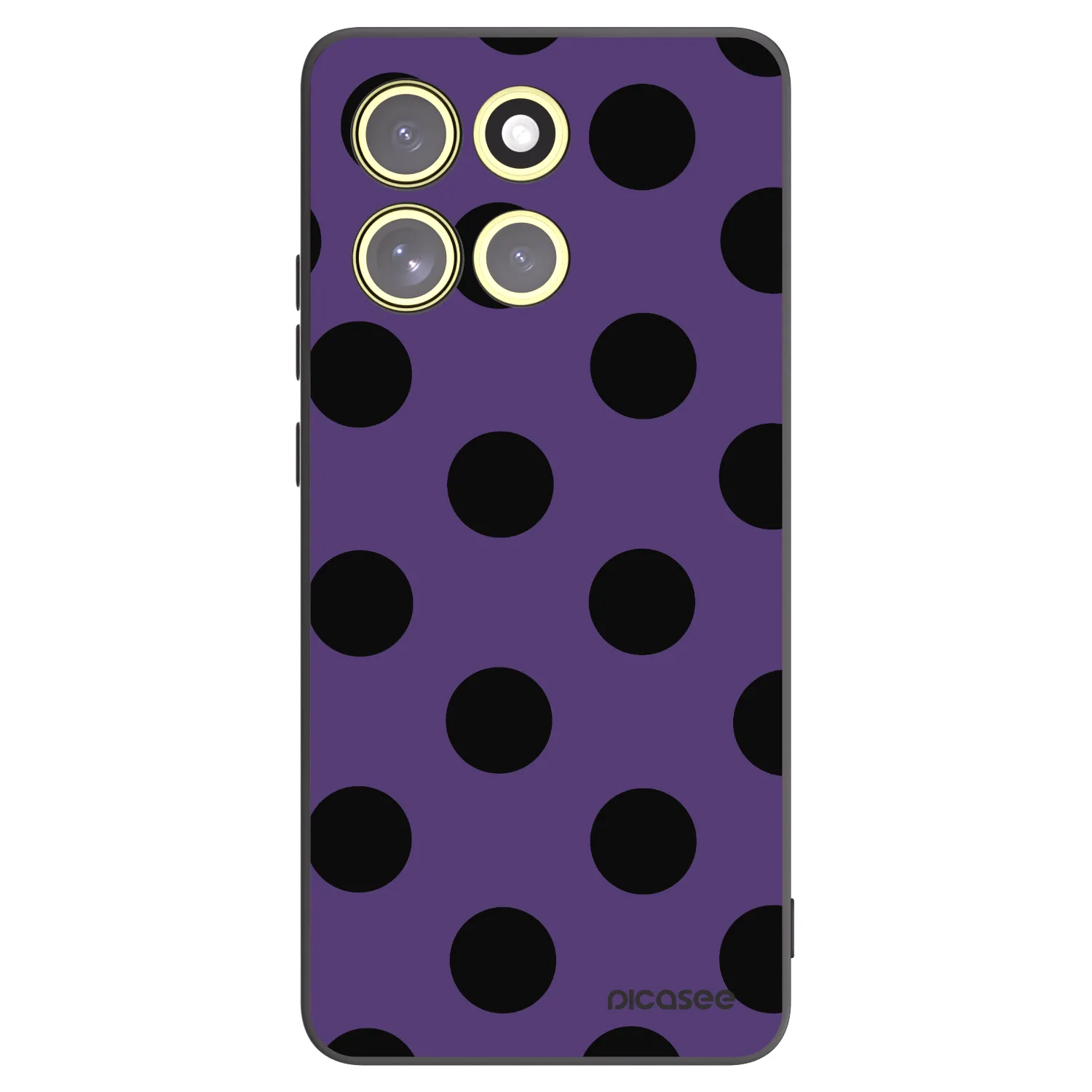 Picasee husă neagră din silicon pentru Motorola Moto G86 Power 5G - Big flickers 2