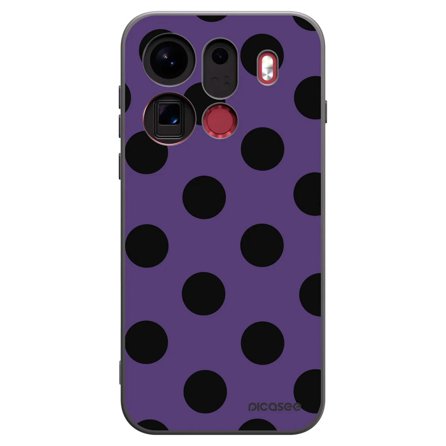 Picasee husă neagră din silicon pentru OPPO Find X9 Pro - Big flickers 2