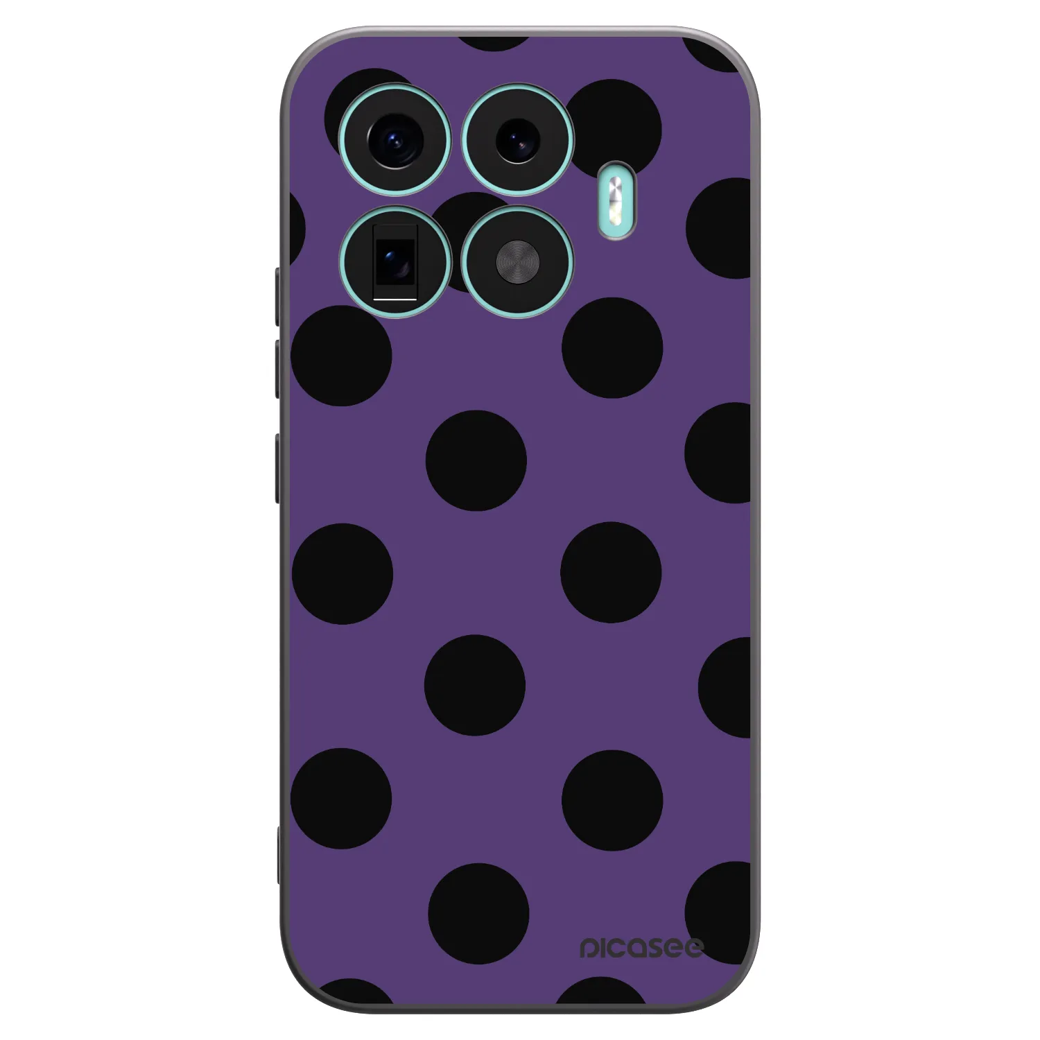 Picasee husă neagră din silicon pentru Xiaomi 17T - Big flickers 2