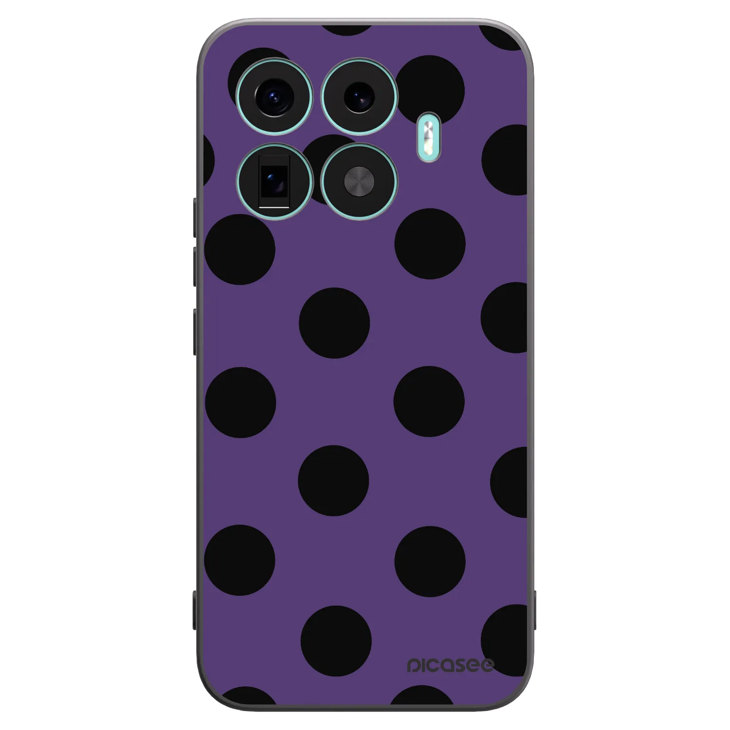 Picasee husă neagră din silicon pentru Xiaomi 17T Pro - Big flickers 2