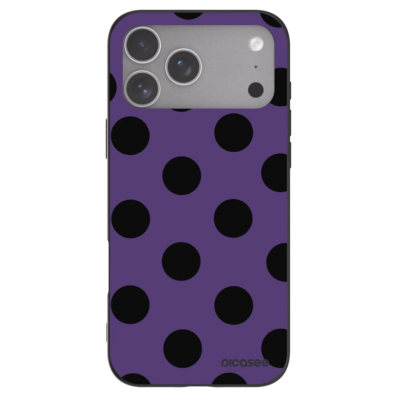 Picasee husă neagră din silicon pentru Apple iPhone 18 Pro Max - Big flickers 2