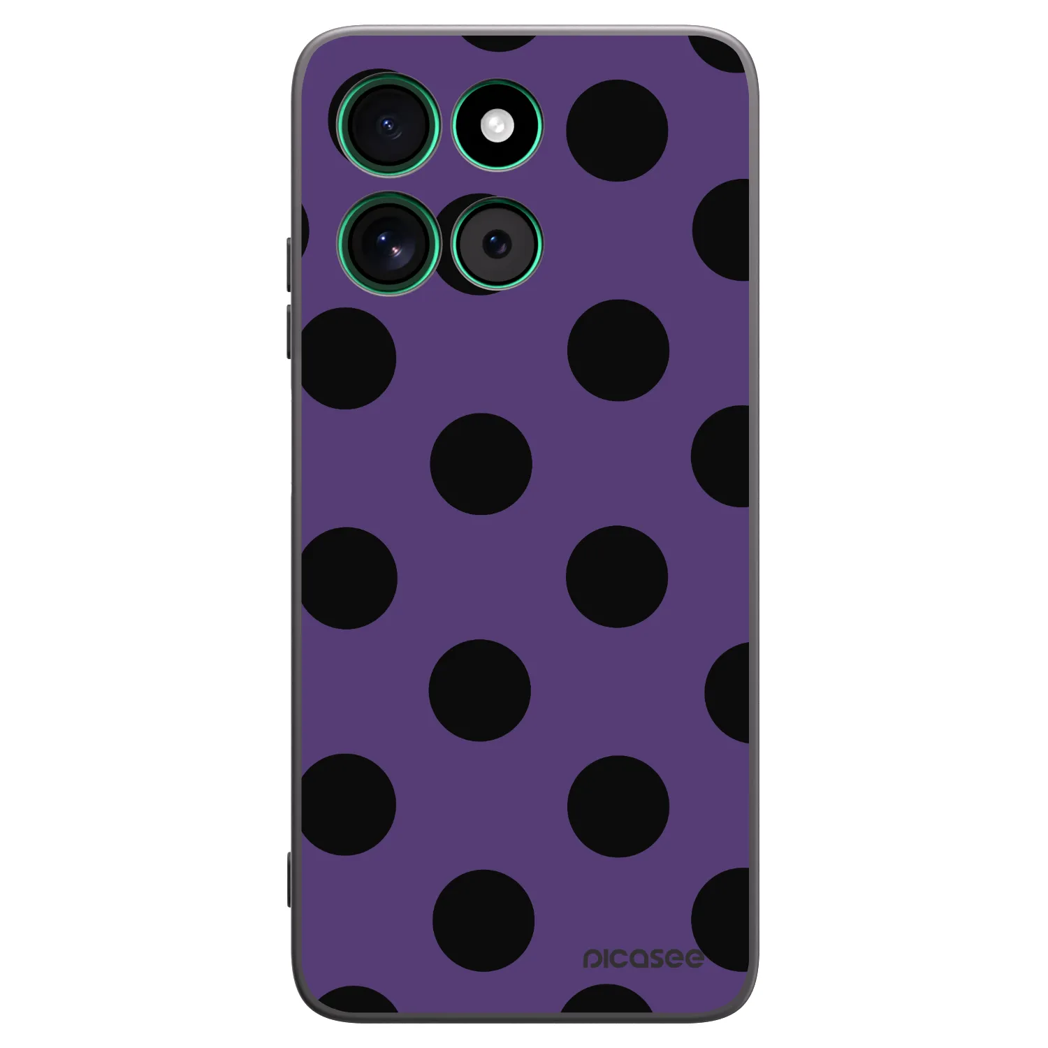 Picasee husă neagră din silicon pentru Motorola Moto G57 Power - Big flickers 2