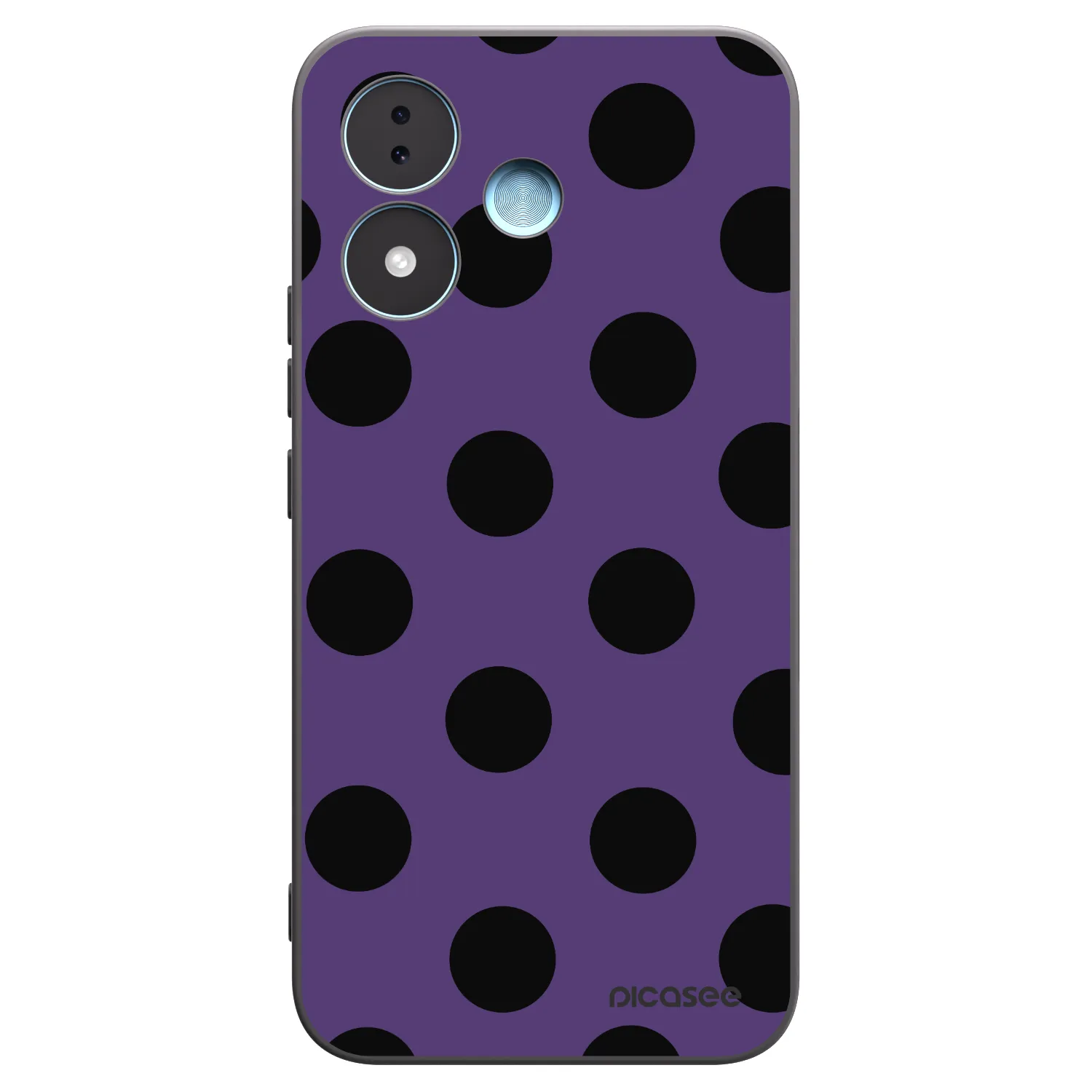Picasee husă neagră din silicon pentru Xiaomi Redmi Note 17 5G - Big flickers 2
