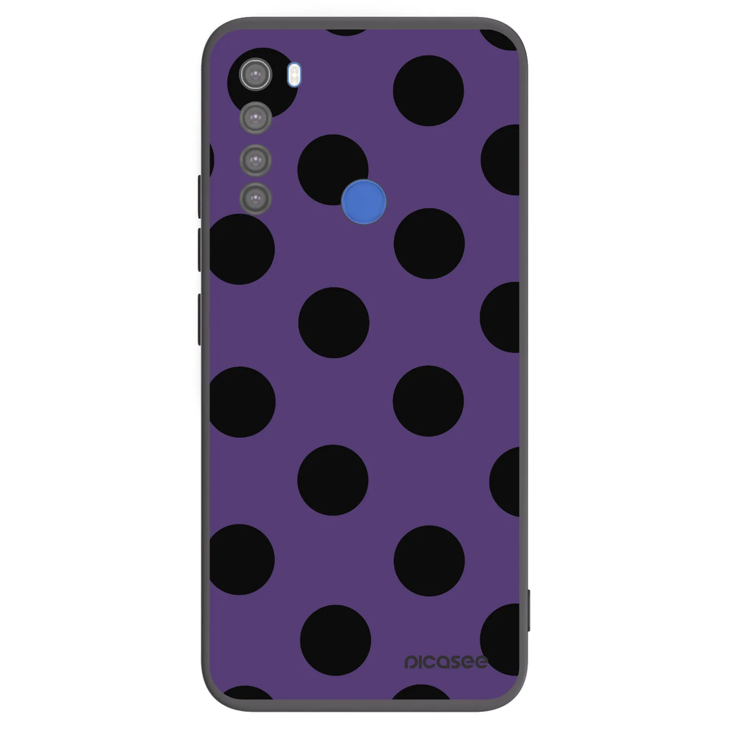 Picasee husă neagră din silicon pentru Xiaomi Redmi Note 8T - Big flickers 2