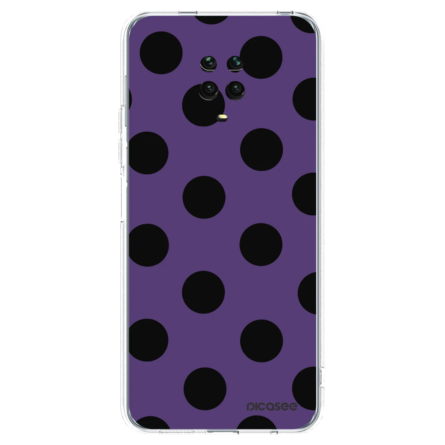 Picasee husă transparentă din silicon pentru Xiaomi Redmi Note 9S - Big flickers 2