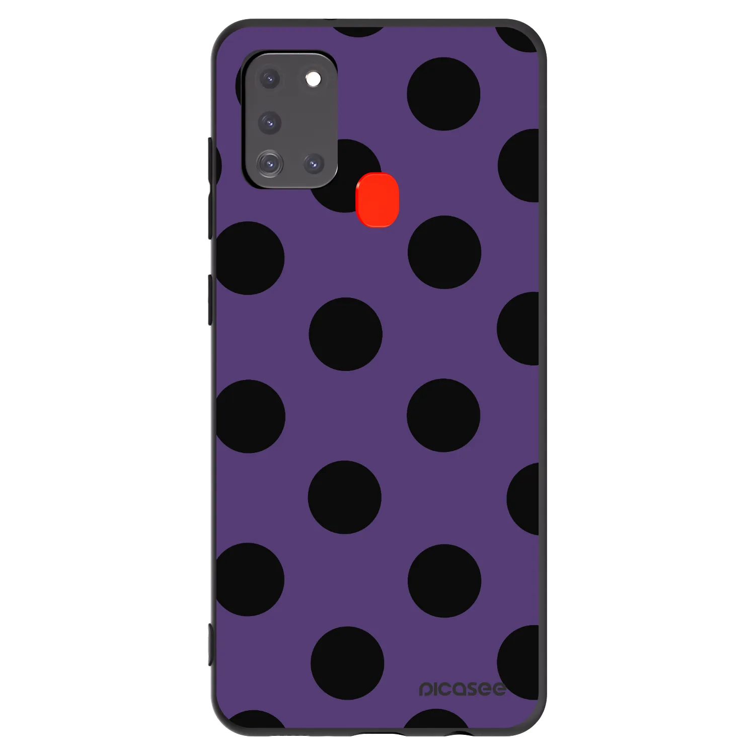 Picasee husă neagră din silicon pentru Samsung Galaxy A21s - Big flickers 2