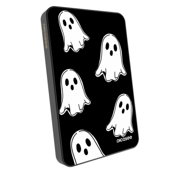 Powerbank cu MagSafe 5 000 mAh cu design propriu Gri - Black ghosts