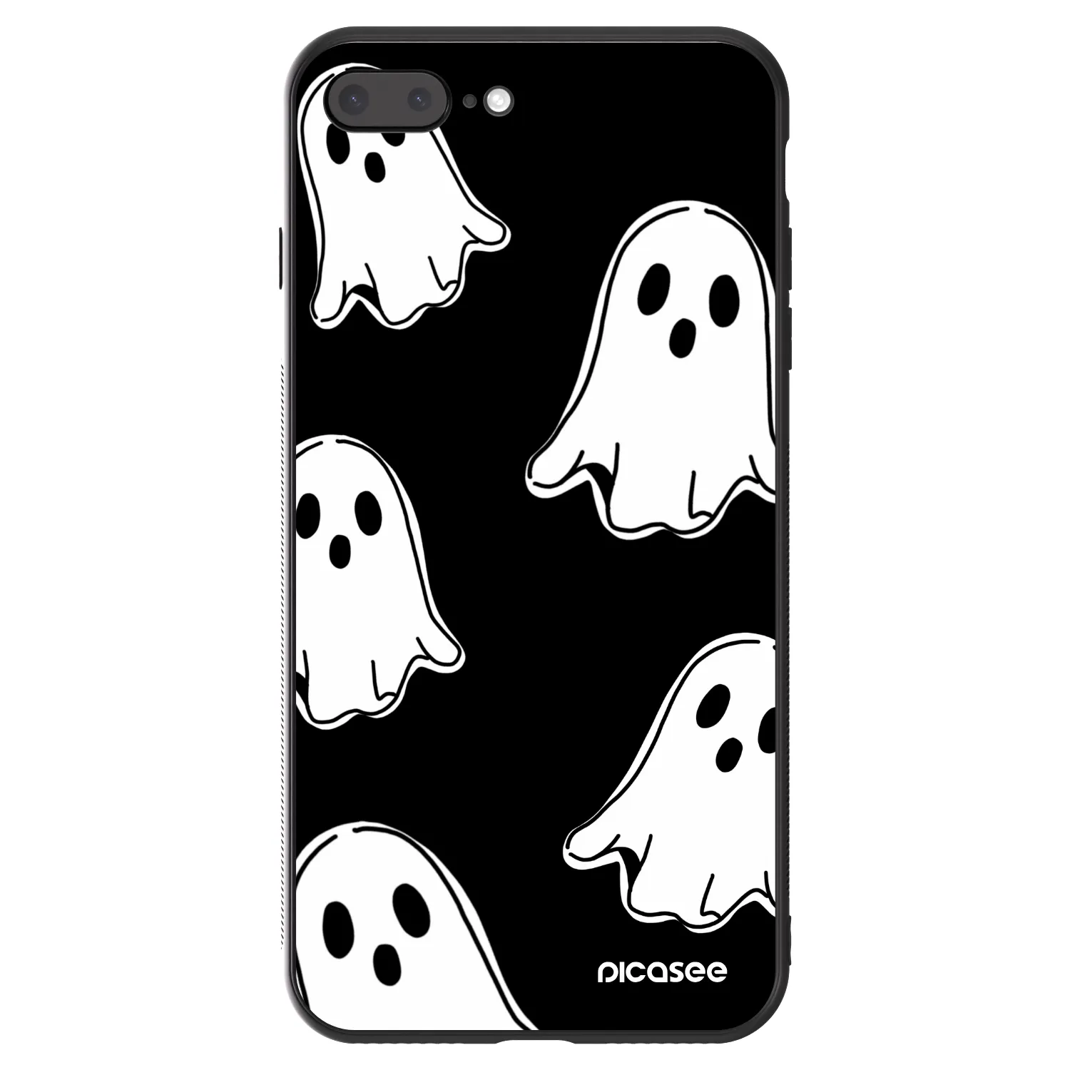 Picasee ULTIMATE CASE pentru Apple iPhone 7 Plus - Black ghosts