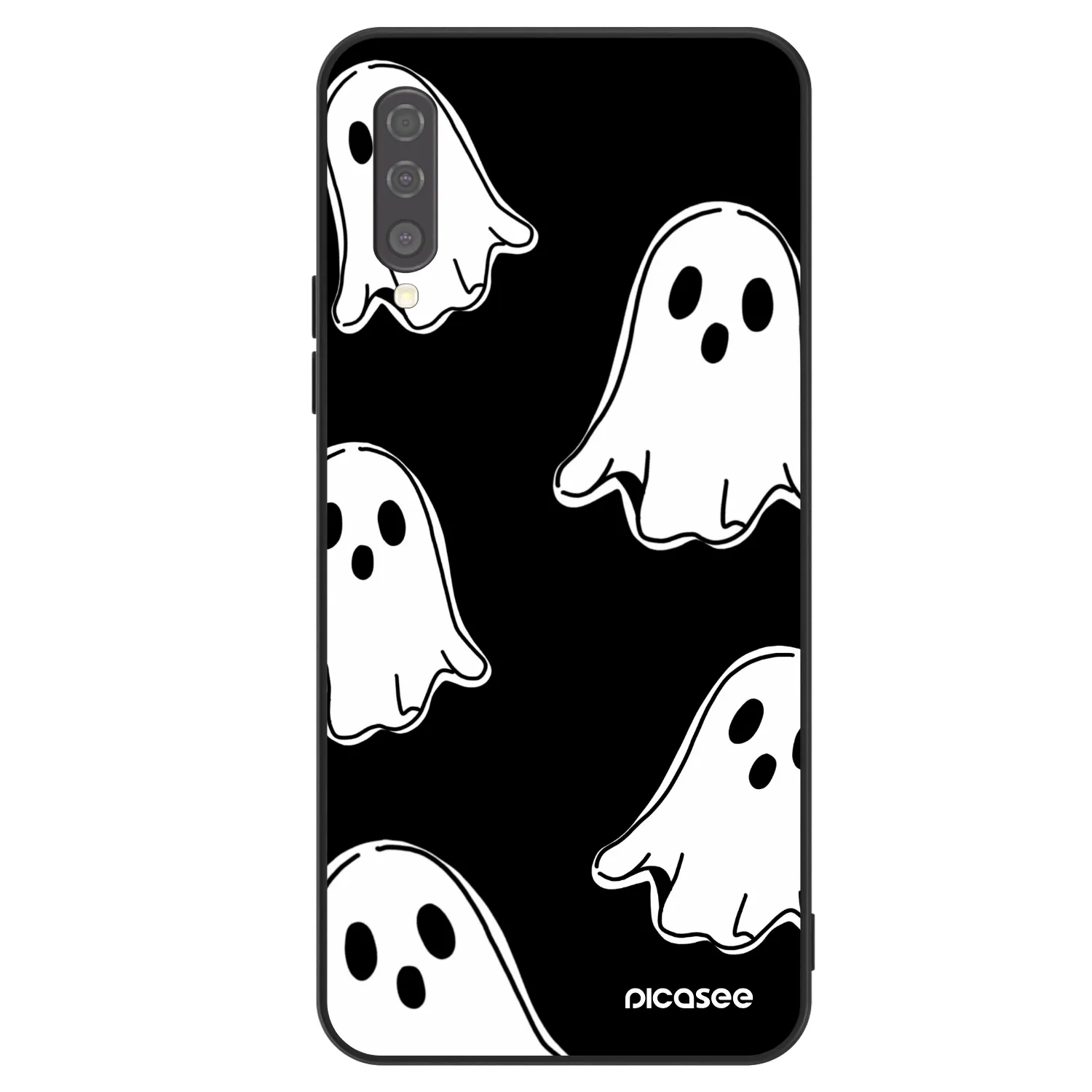 Picasee ULTIMATE CASE pentru Samsung Galaxy A50 A505F - Black ghosts