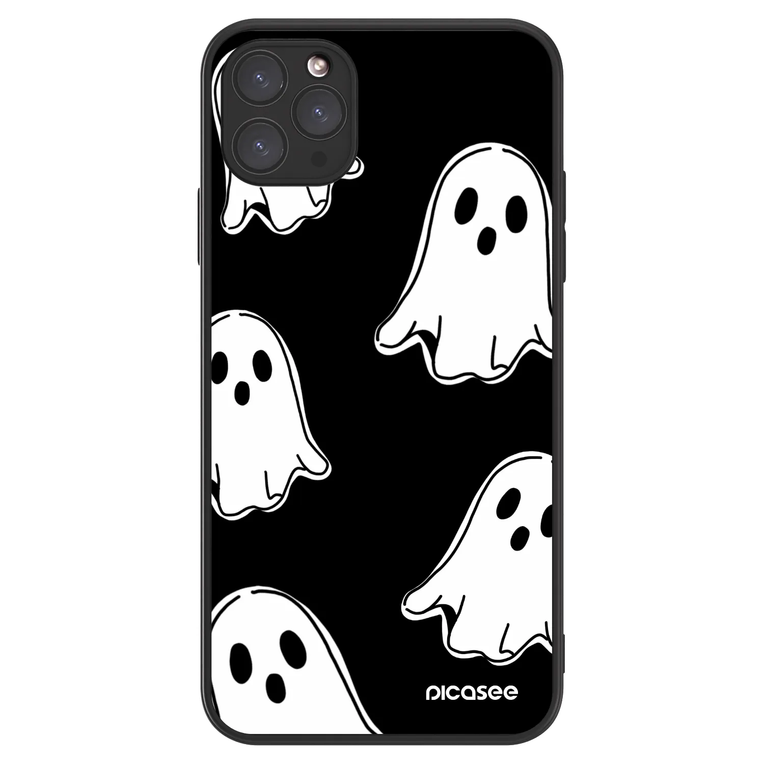 Picasee ULTIMATE CASE pentru Apple iPhone 11 Pro Max - Black ghosts