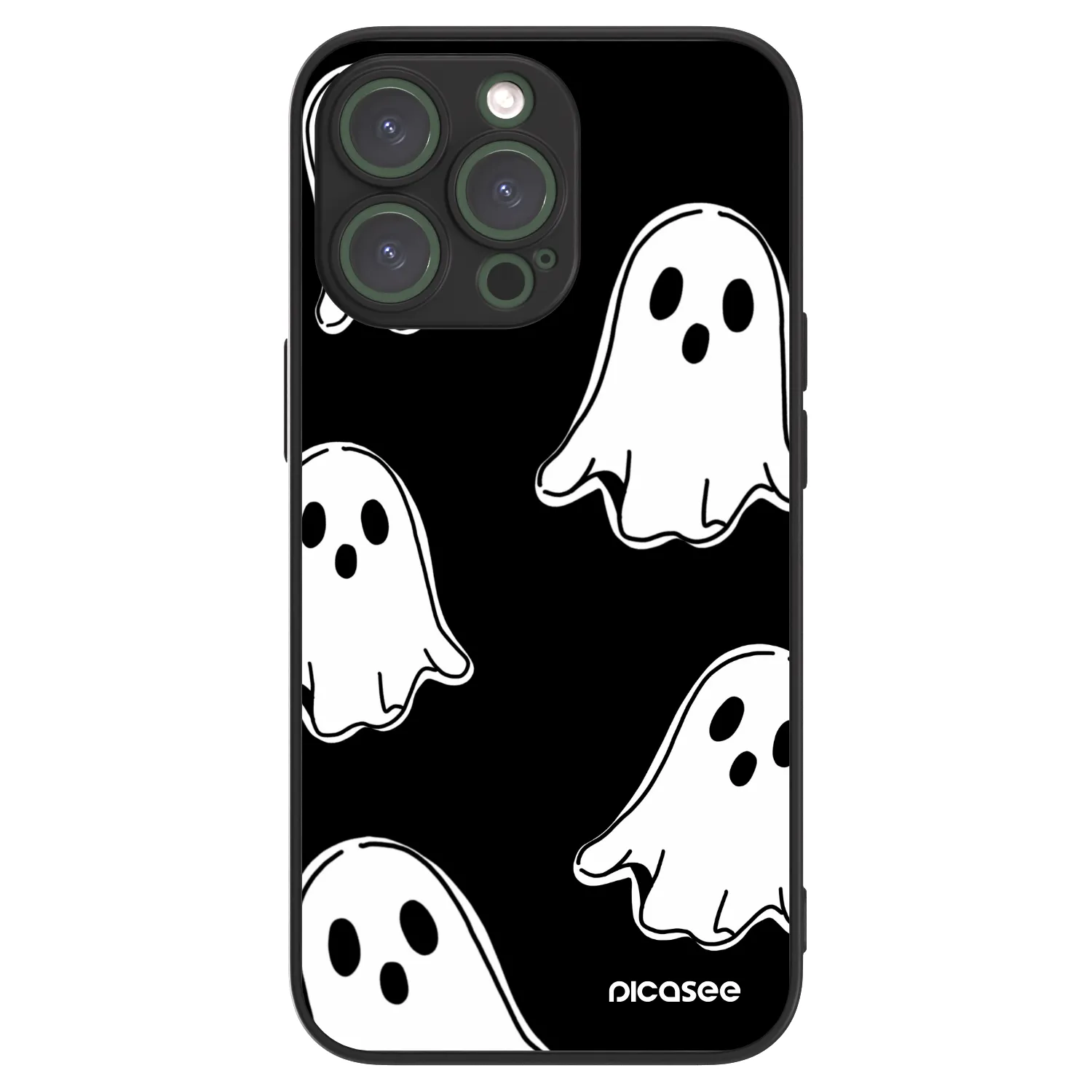Picasee ULTIMATE CASE pentru Apple iPhone 13 Pro - Black ghosts