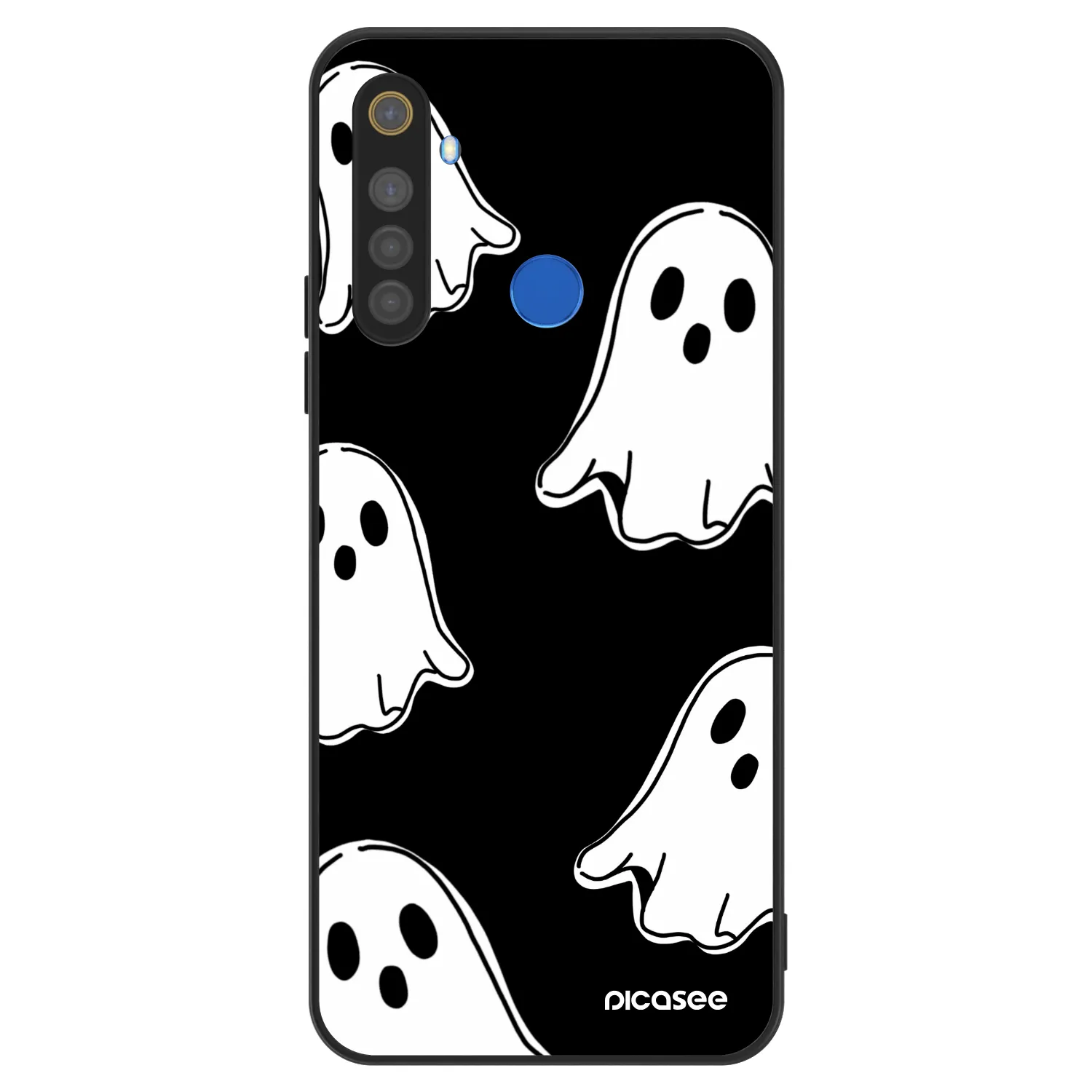 Picasee ULTIMATE CASE pentru Realme 5 - Black ghosts