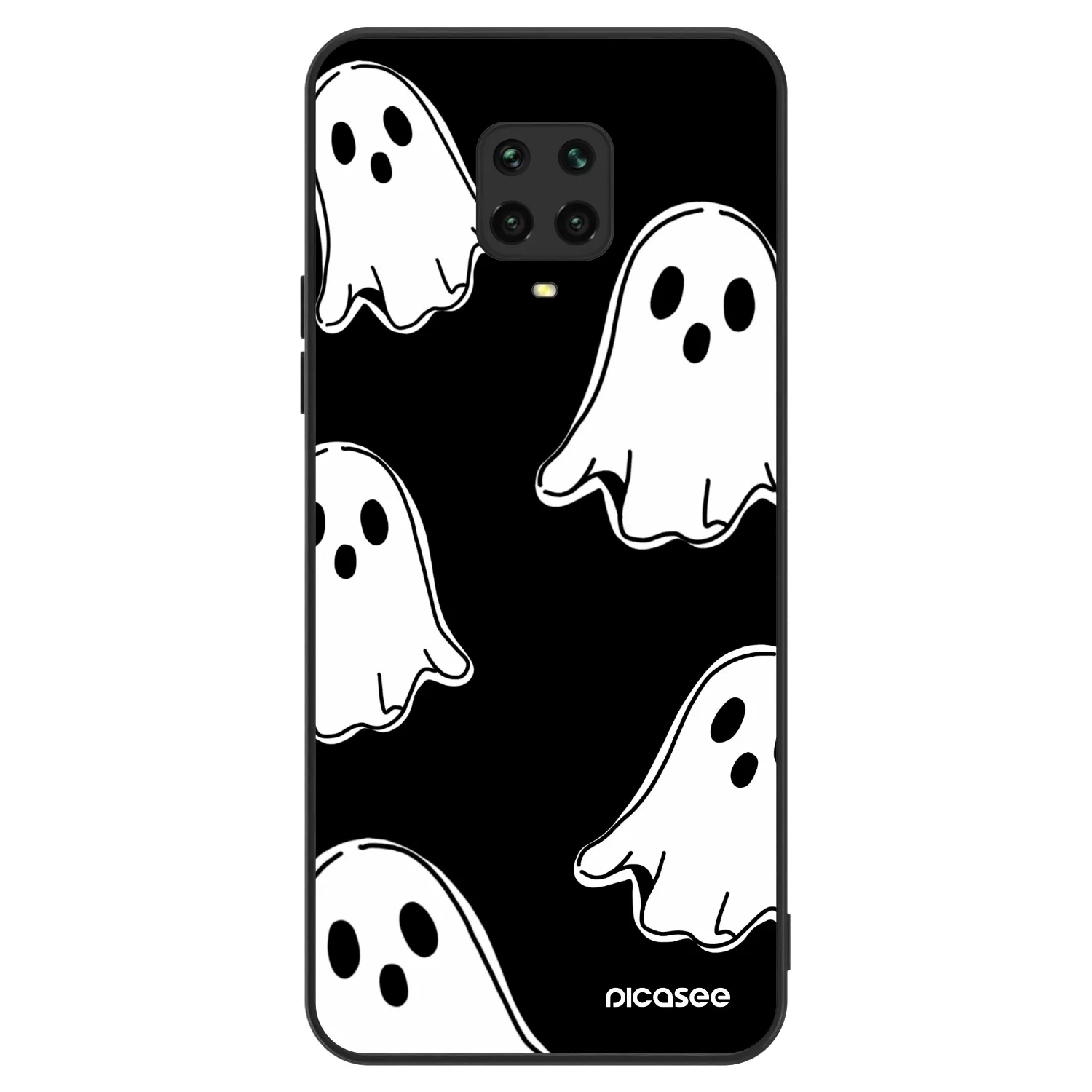 Picasee ULTIMATE CASE pentru Xiaomi Redmi Note 9S - Black ghosts