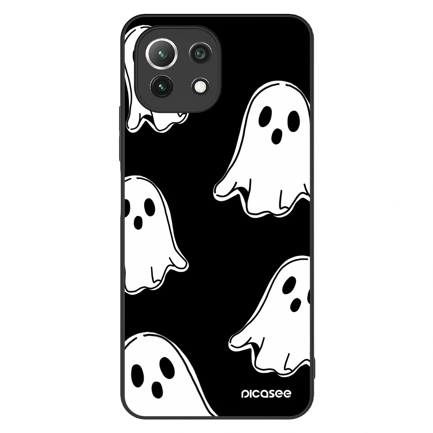 Picasee ULTIMATE CASE pentru Xiaomi Mi 11 Lite - Black ghosts