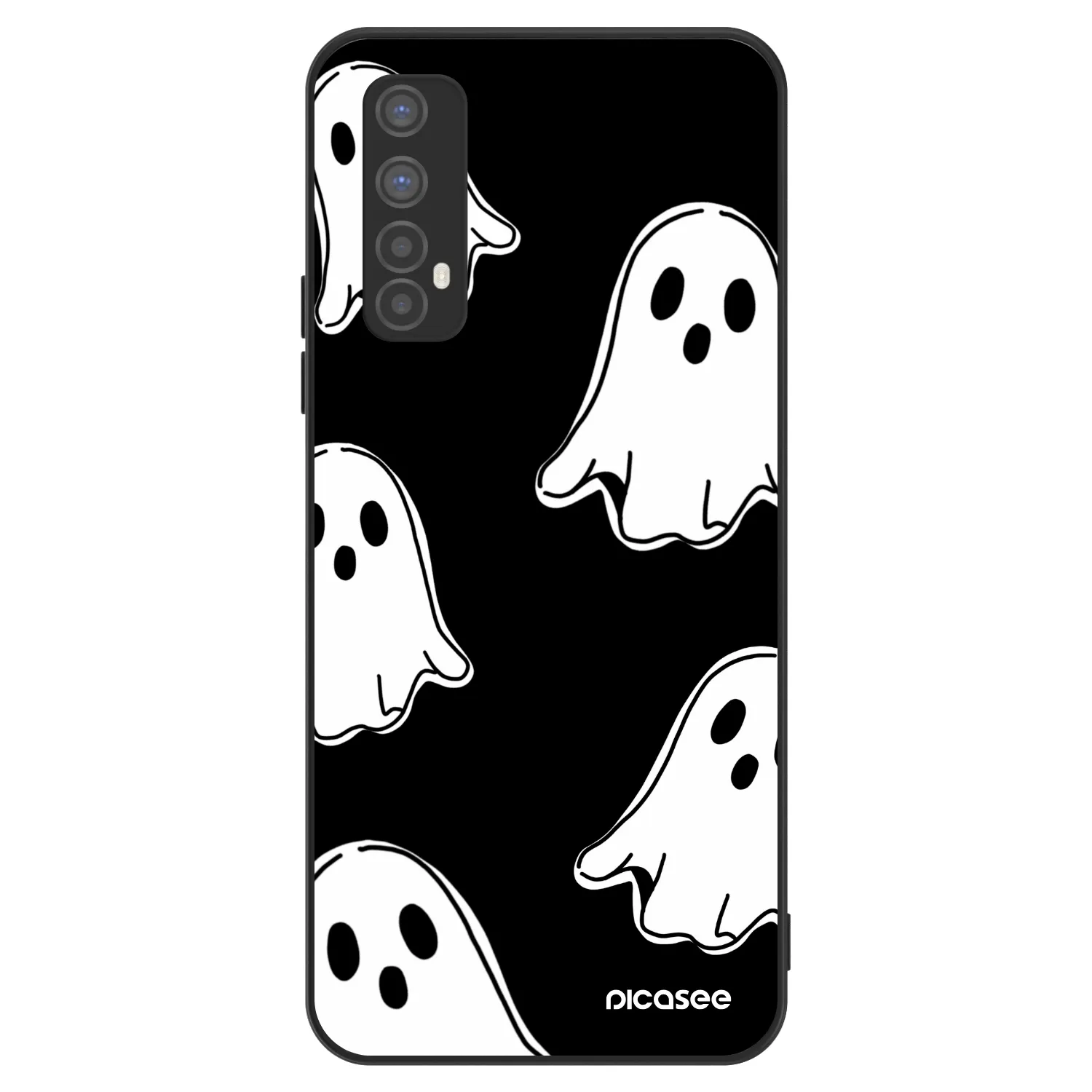 Picasee ULTIMATE CASE pentru Realme 7 - Black ghosts