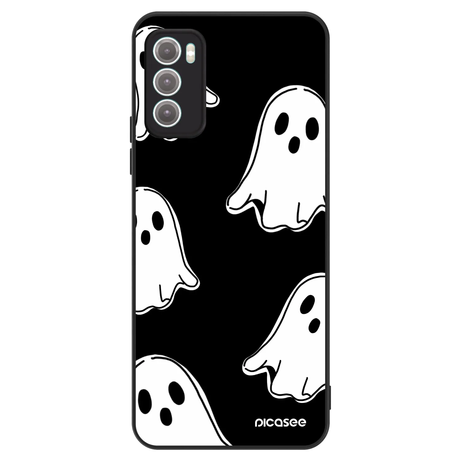 Picasee ULTIMATE CASE pentru Motorola Moto G60 - Black ghosts