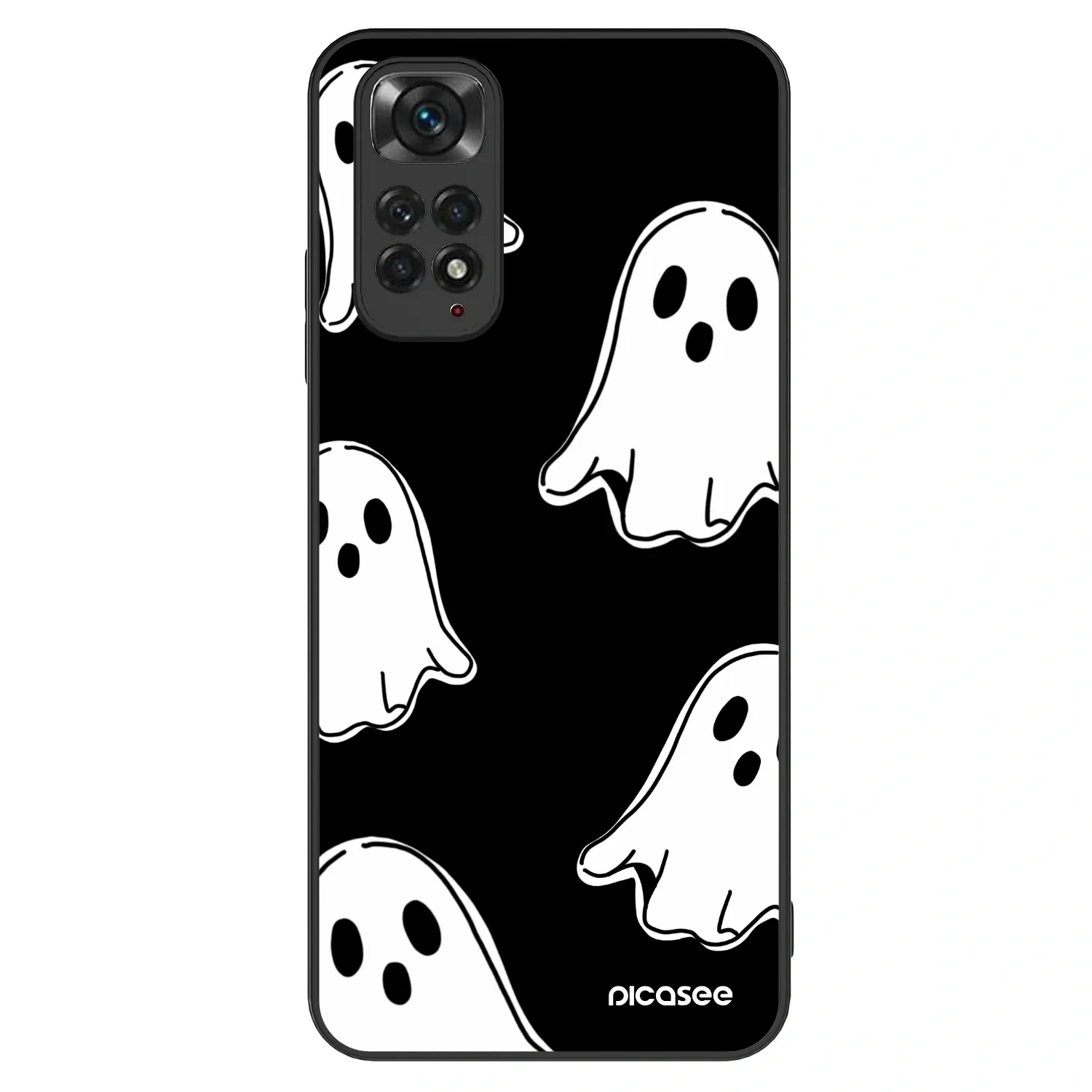 Picasee ULTIMATE CASE pentru Xiaomi Redmi Note 11 - Black ghosts