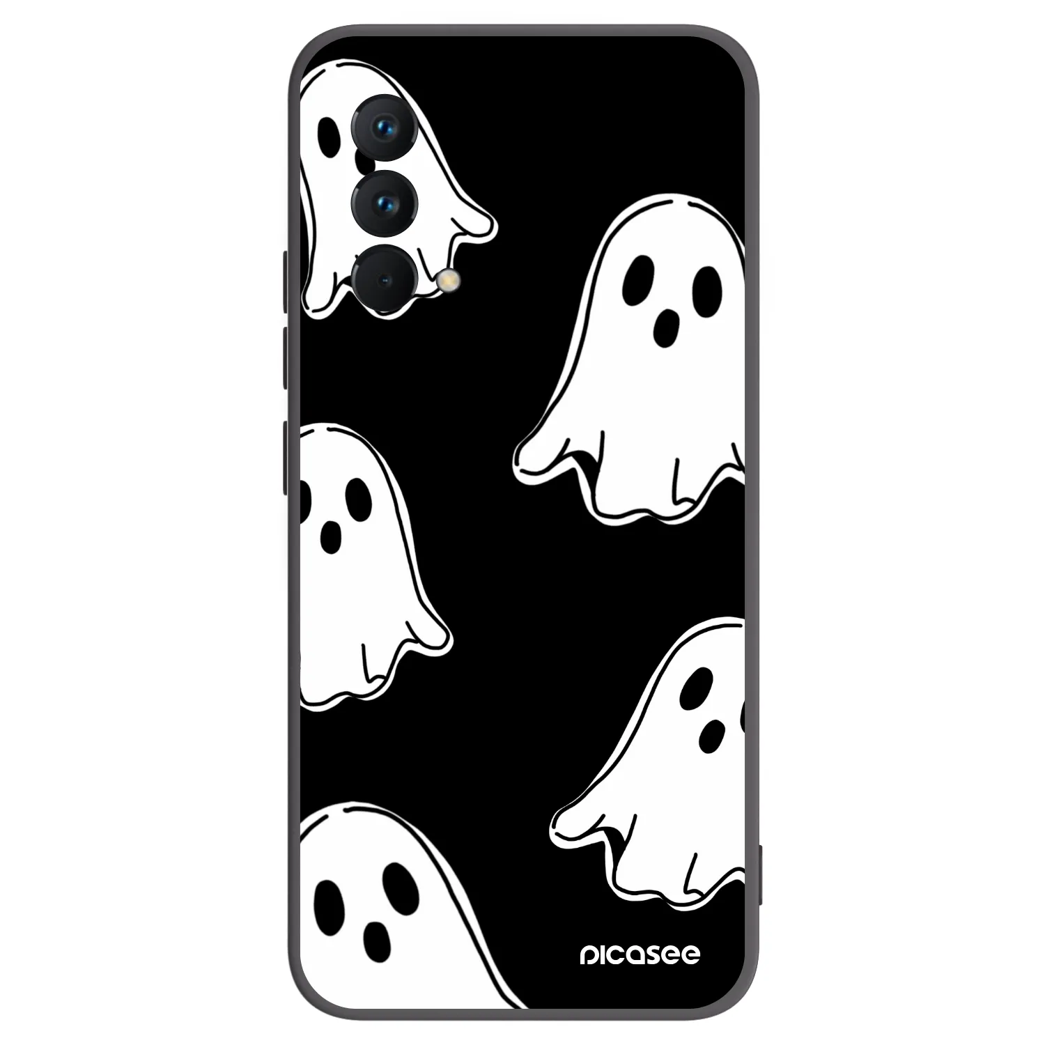 Picasee husă neagră din silicon pentru Realme GT Master Edition 5G - Black ghosts