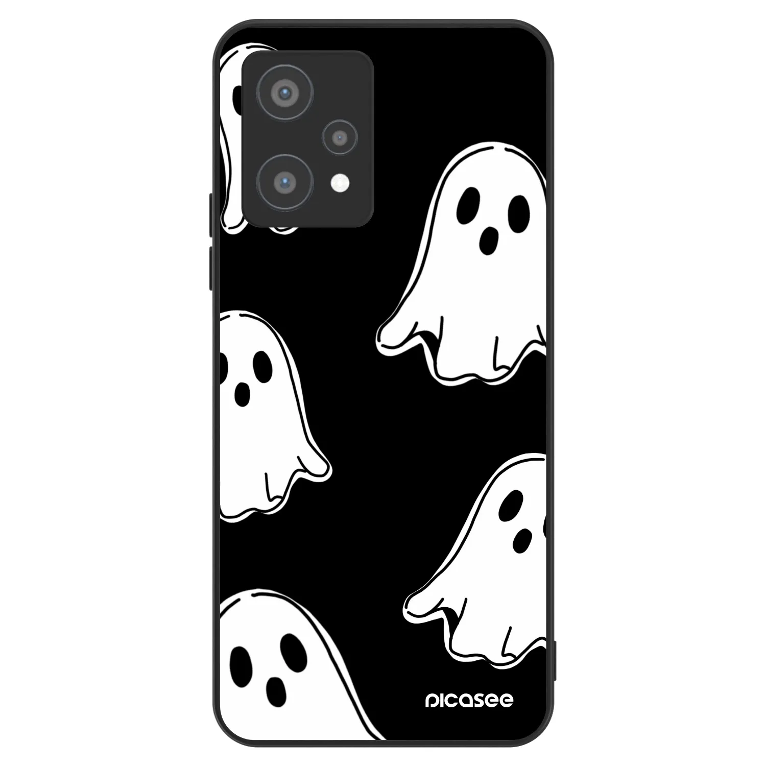 Picasee ULTIMATE CASE pentru Realme 9 Pro 5G - Black ghosts