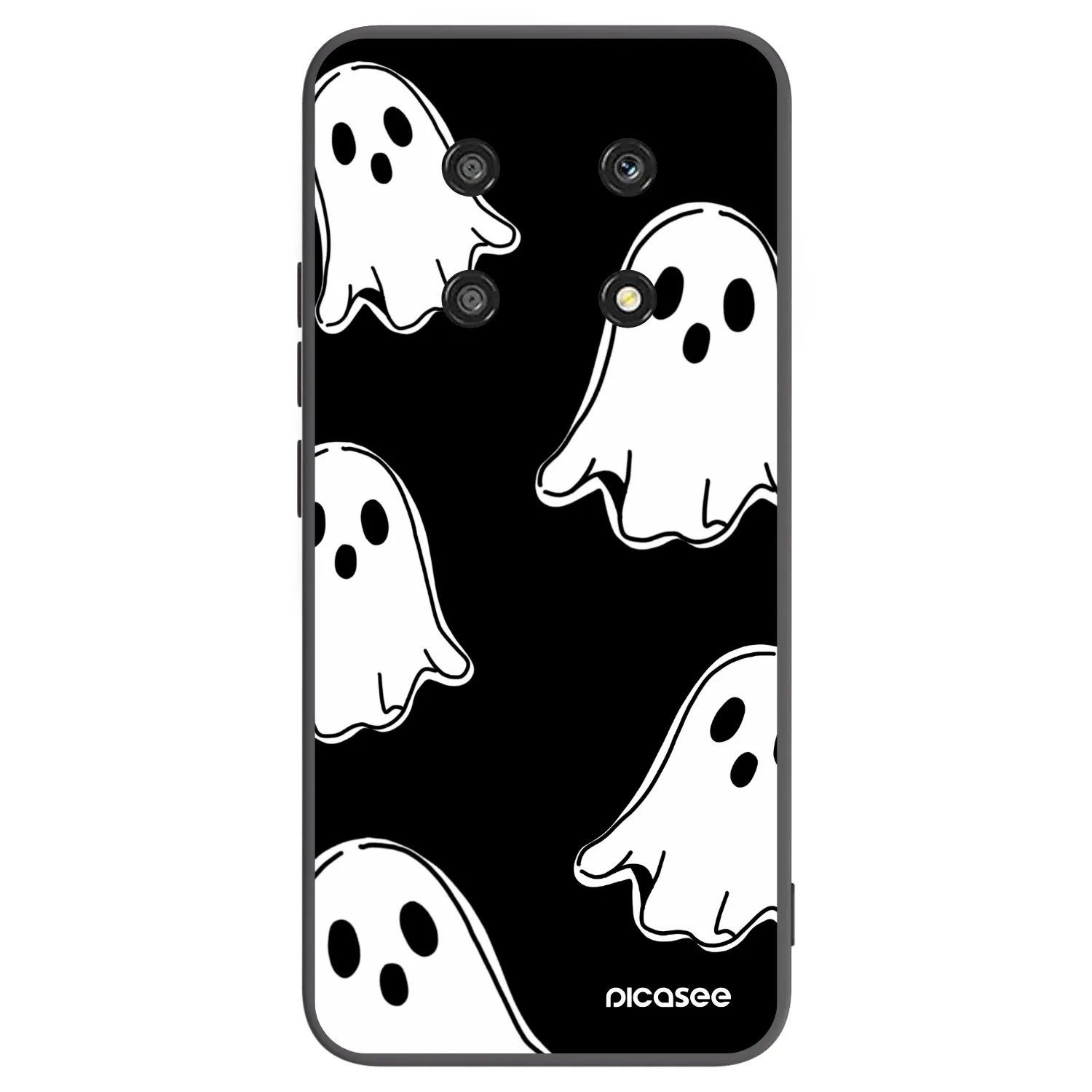 Picasee husă neagră din silicon pentru Honor Magic4 Lite 5G - Black ghosts