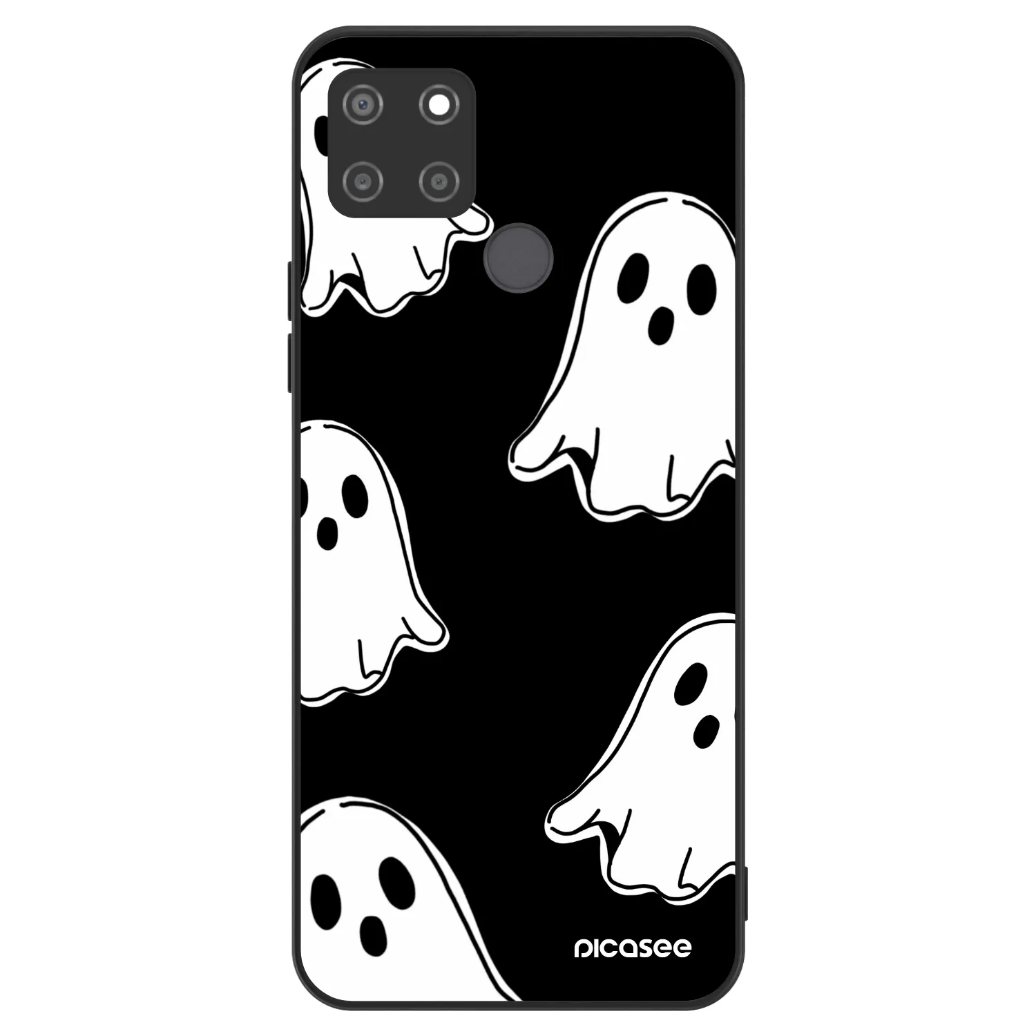 Picasee ULTIMATE CASE pentru Realme C21Y - Black ghosts