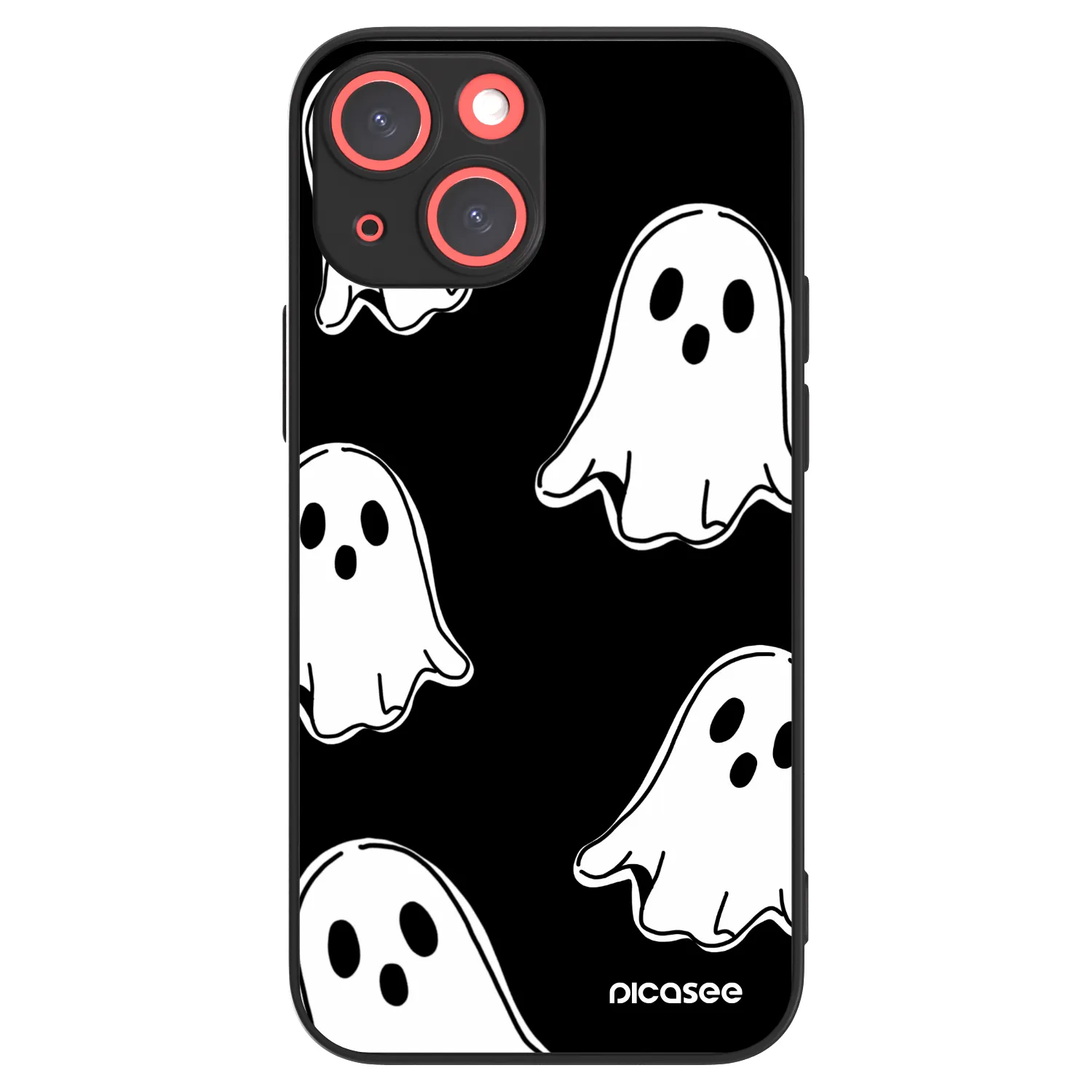 Picasee ULTIMATE CASE MagSafe pentru Apple iPhone 13 mini - Black ghosts