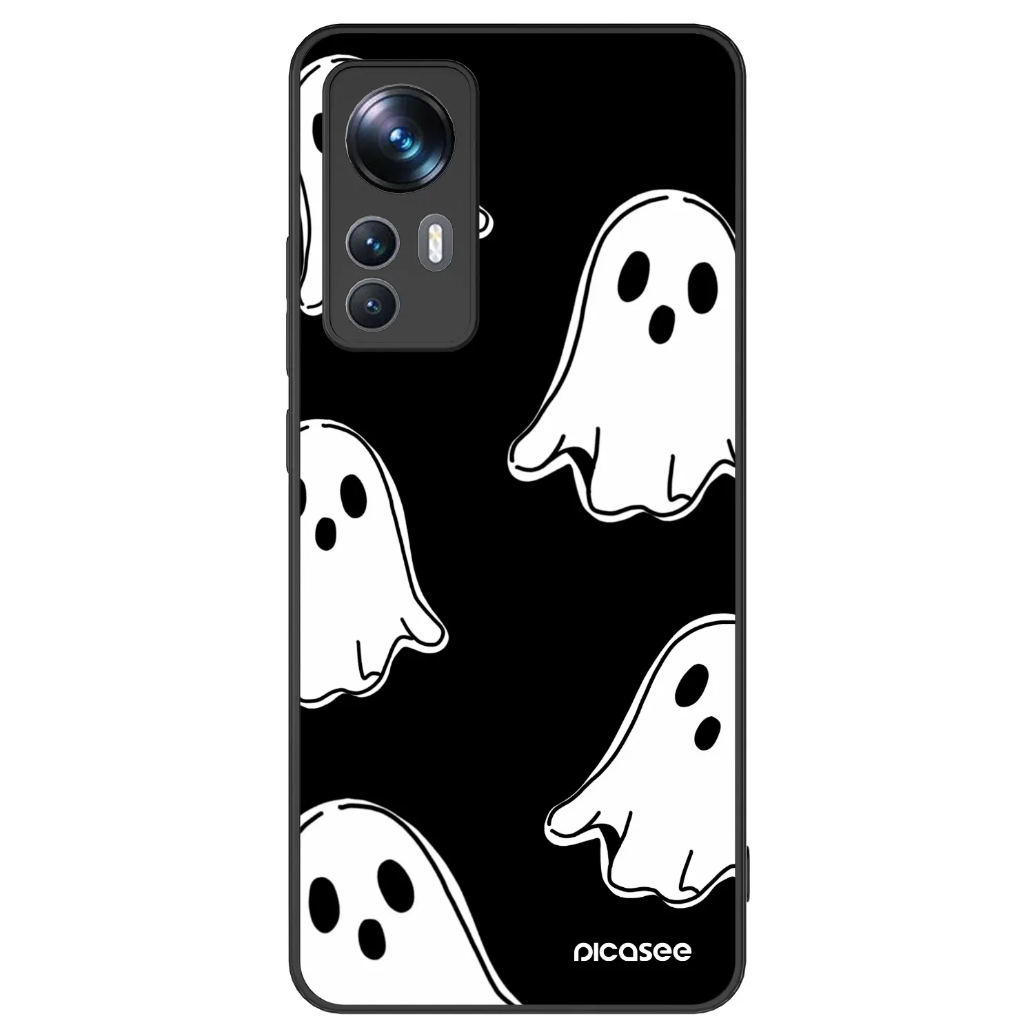 Picasee ULTIMATE CASE pentru Xiaomi 12T Pro - Black ghosts