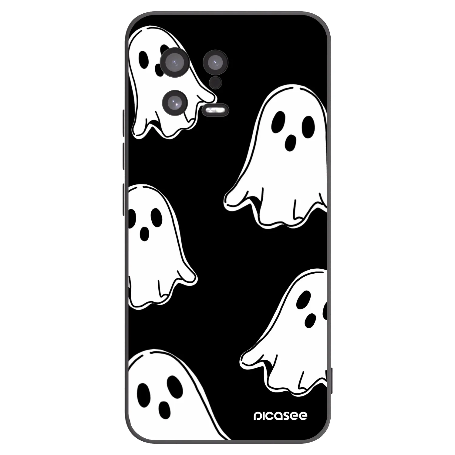 Picasee husă neagră din silicon pentru Xiaomi 13 - Black ghosts