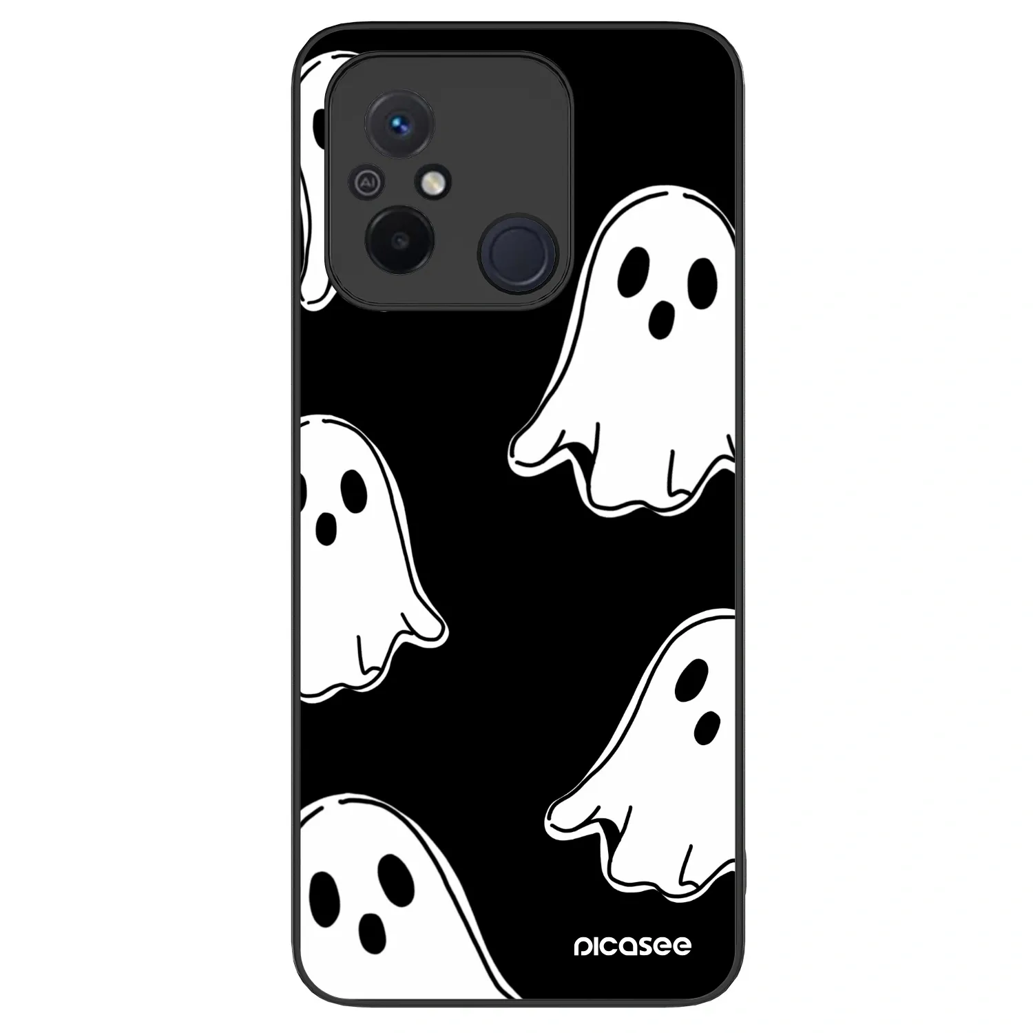 Picasee ULTIMATE CASE pentru Xiaomi Redmi 12C - Black ghosts
