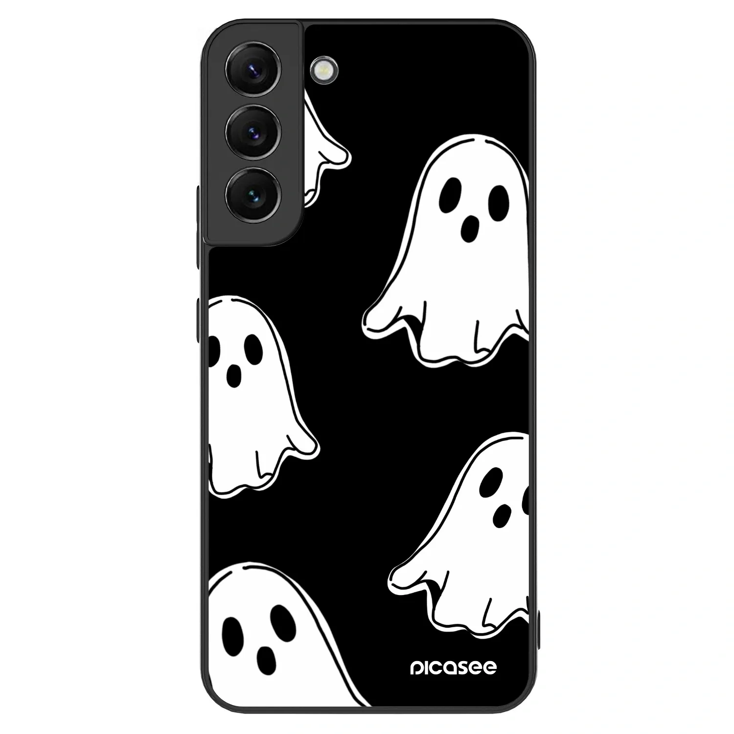 Picasee ULTIMATE CASE PowerShare pentru Samsung Galaxy S22+ 5G - Black ghosts