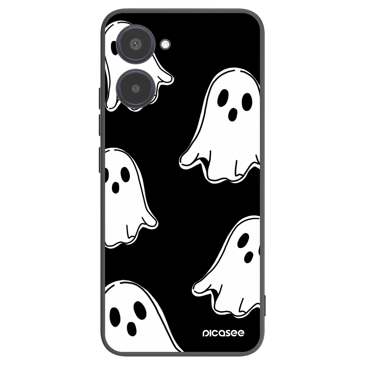 Picasee husă neagră din silicon pentru Realme 10 4G - Black ghosts