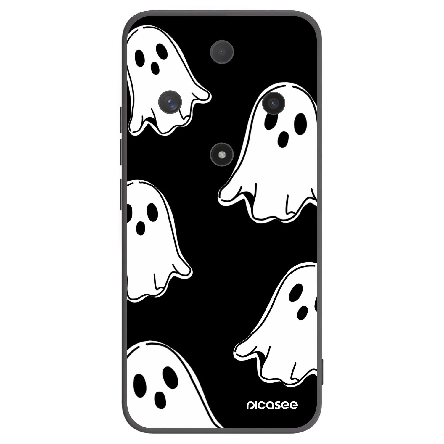 Picasee husă neagră din silicon pentru Honor Magic6 Lite 5G - Black ghosts